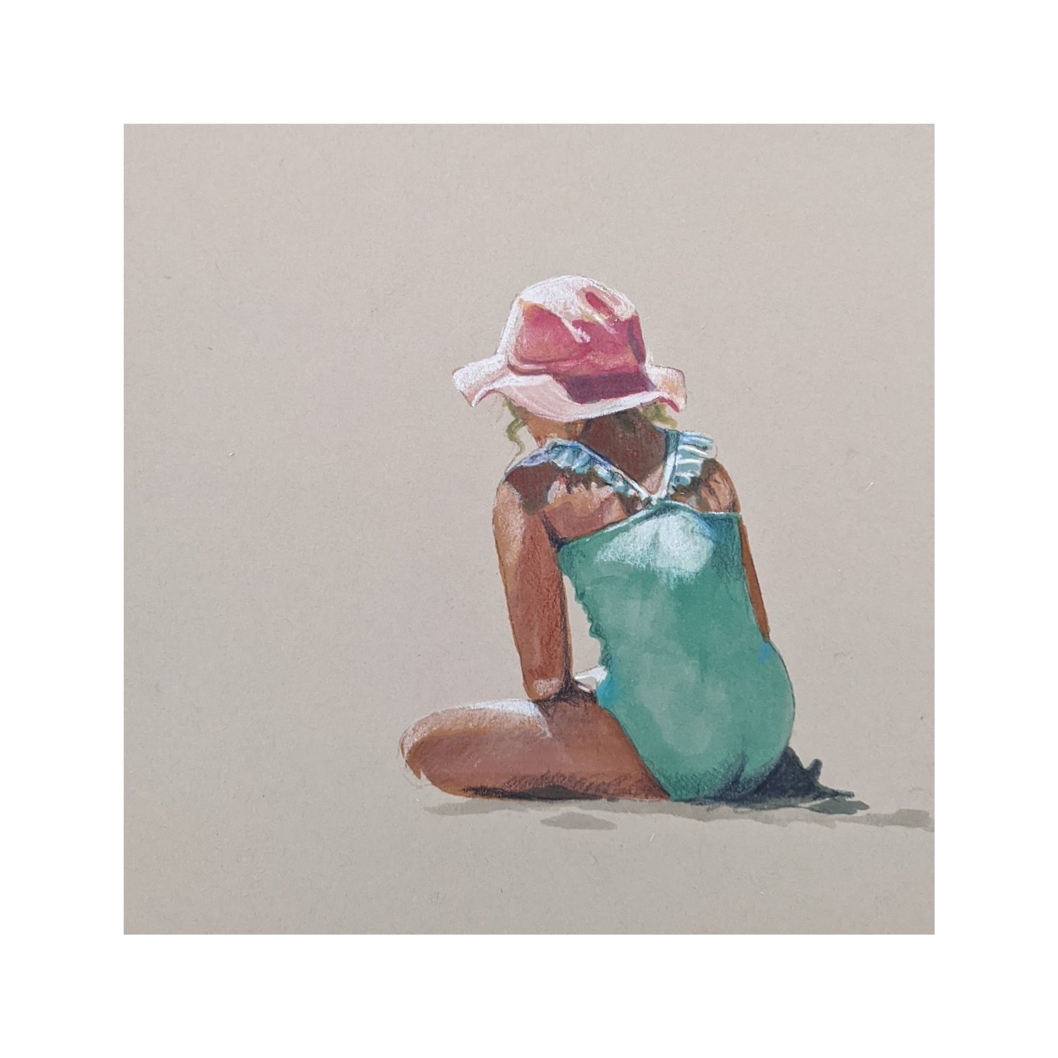 Beach Babies -Lost in Thought - Print