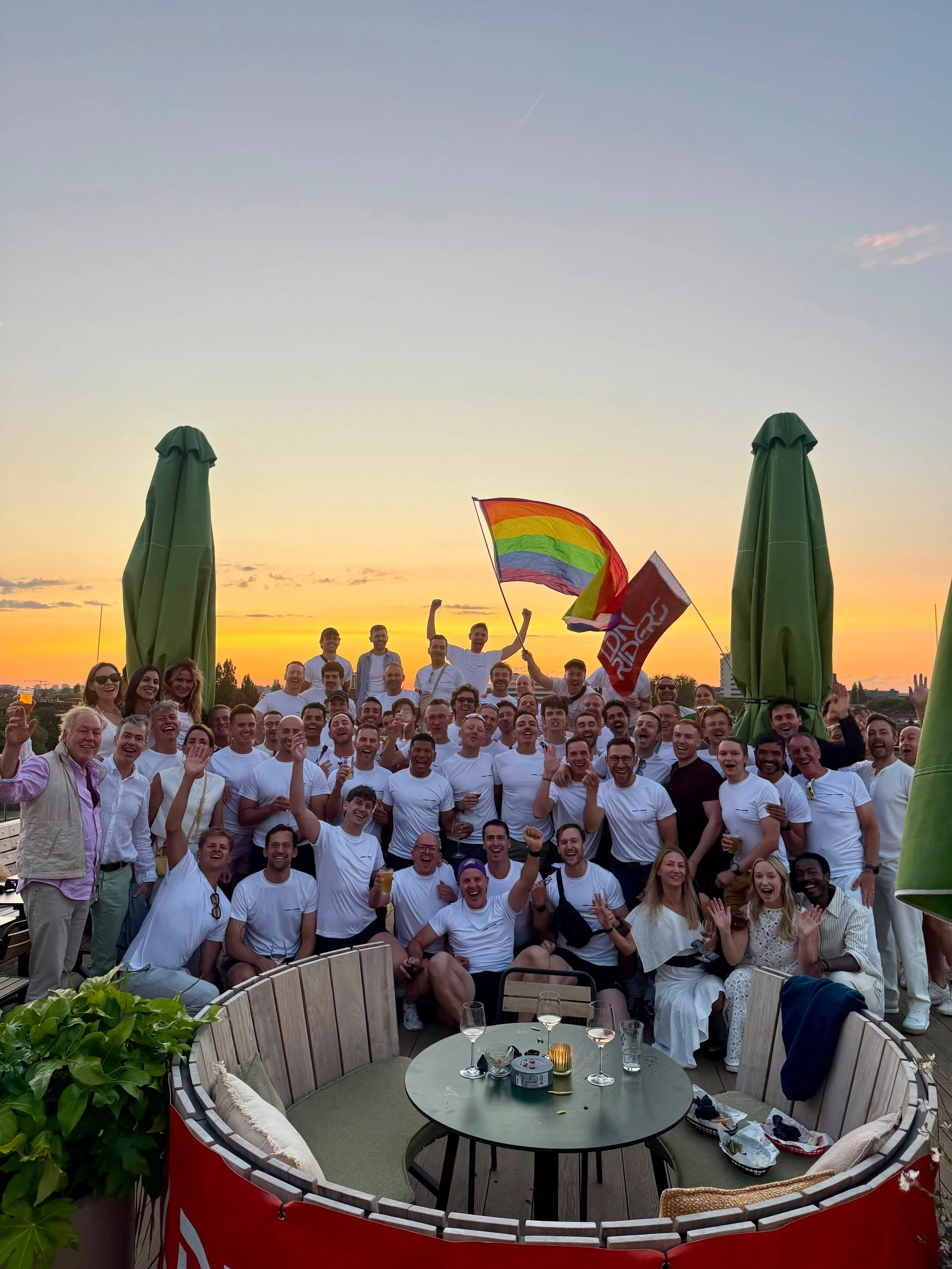 The sun has set on another unforgettable LDN Riders adventure. 60 Riders cycling from London to Amsterdam for World Pride. An incredible effort from all involved 🚴&zwj;♂️ 🏳️&zwj;🌈🏳️&zwj;⚧️🇬🇧🇳🇱🎉

We are proud to be raising money for akt - the