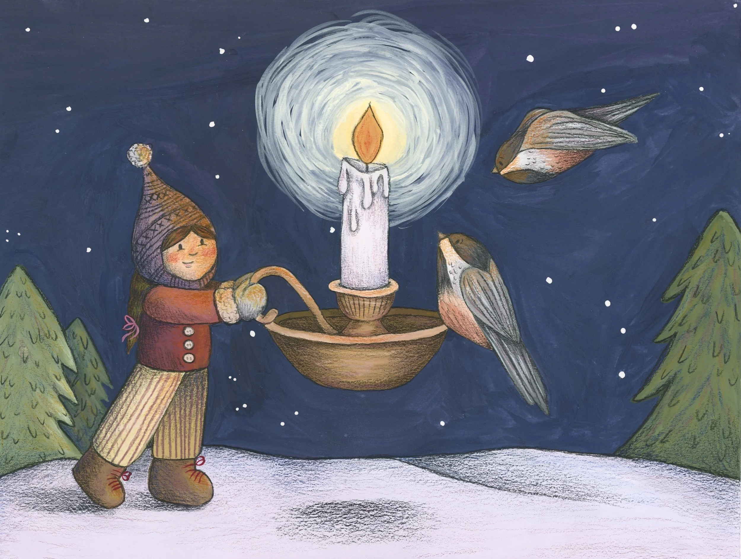 Winter Light
2026

Gouache, Colored Pencil