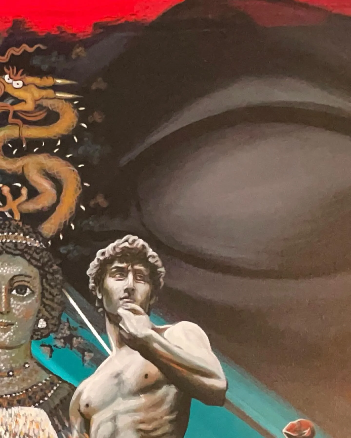 &ldquo;So What is Art Anyway?&rdquo;
Acrylic on Canvas, 40&rdquo; x 60&rdquo;
&bull;
#whatisart #painting #surrealism #contemporaryart #artist painter 
&bull;
@htwtr