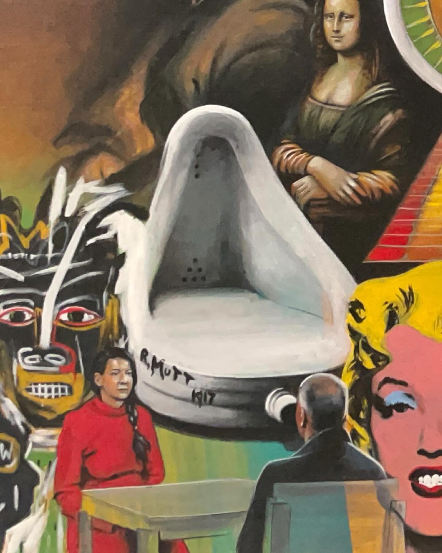 &ldquo;So What is Art Anyway?&rdquo;
Acrylic on Canvas, 40&rdquo; x 60&rdquo;
&bull;
#whatisart #painting #surrealism #contemporaryart #artist painter 
&bull;
@htwtr