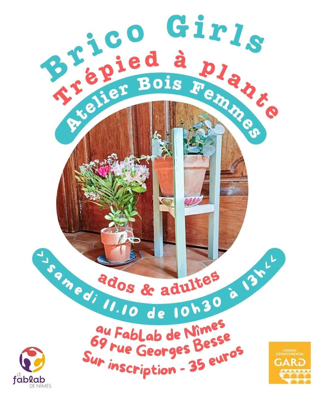 👀 Il reste 3 places pour cet atelier entre femmes et d&eacute;couvrir la scie circulaire plongeante !

😰Tu connais ? Cet outil avec une grosse lame ronde bien tranchante qui tourne &agrave; grande vitesse ? 
🤠Si tu ne sais pas l'utiliser, cet atel