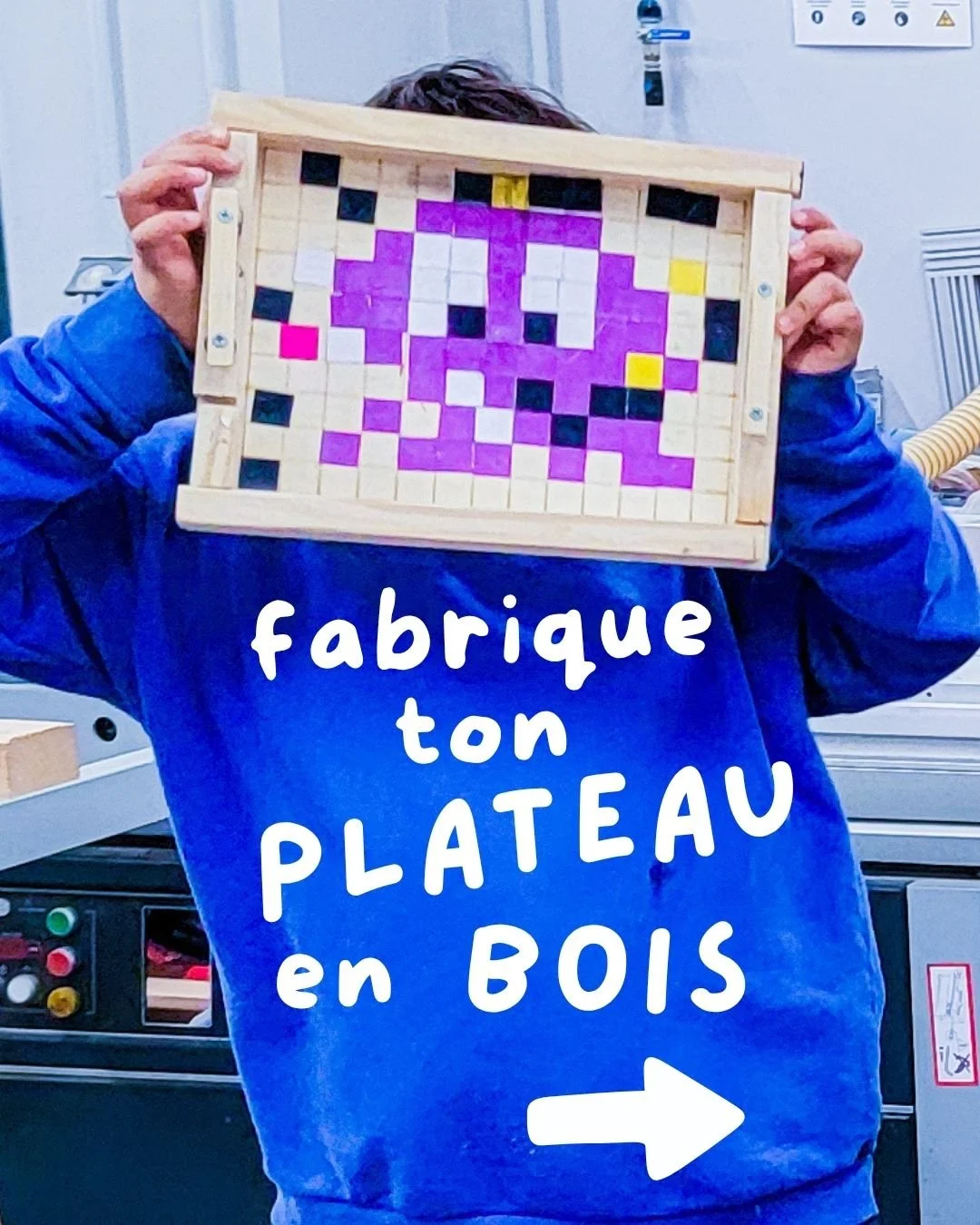 😈 Ton enfant est touche &agrave; tout ? 
Elle ou il adore les outils et les machines ? 
Ou bien tu ne sais plus quoi lui faire faire pour occuper ses mercredis ? 

RDV ce mercredi 27 mai 
pour 2h de pur bricolage pour les kids 
de 14h &agrave; 16h p
