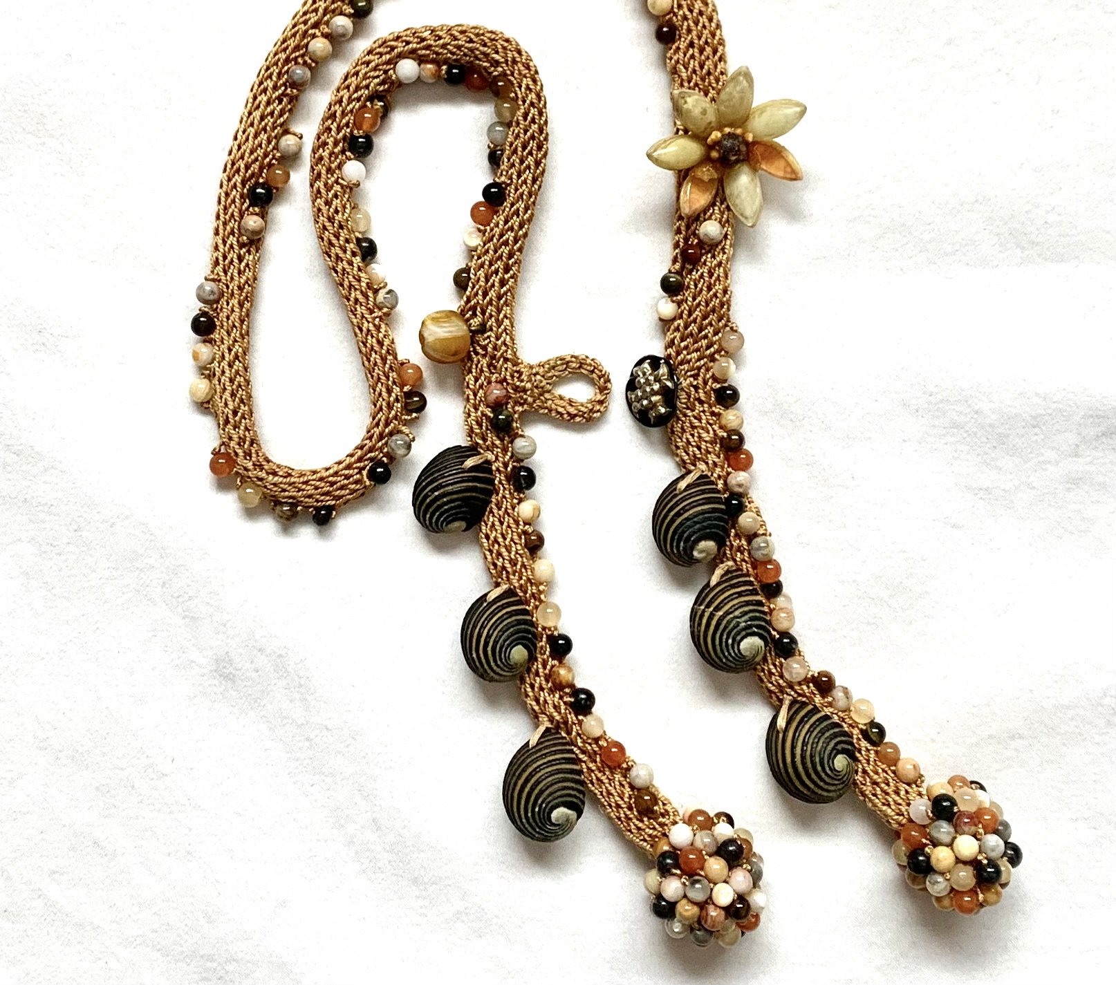 1T-7T Tassels and Baubles Necklaces
