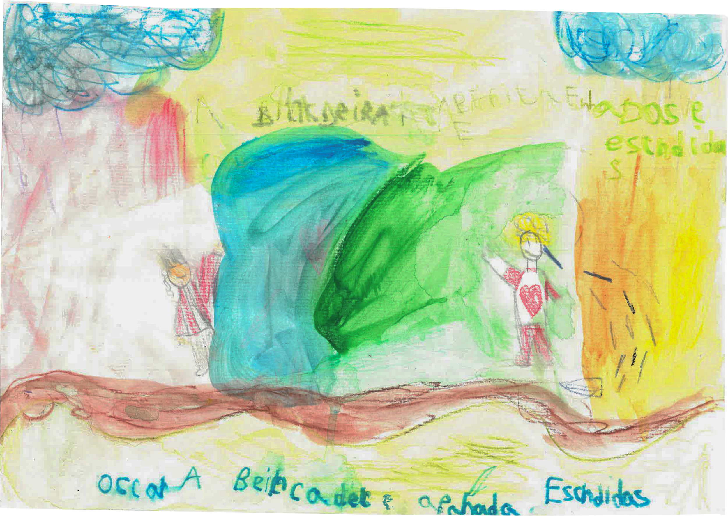 Avião de papel ilustrado por  Oscar Robalo .