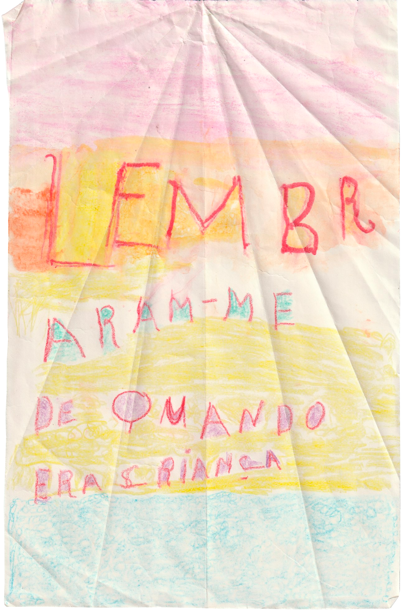 Avião de papel ilustrado por  Rosa Melo .