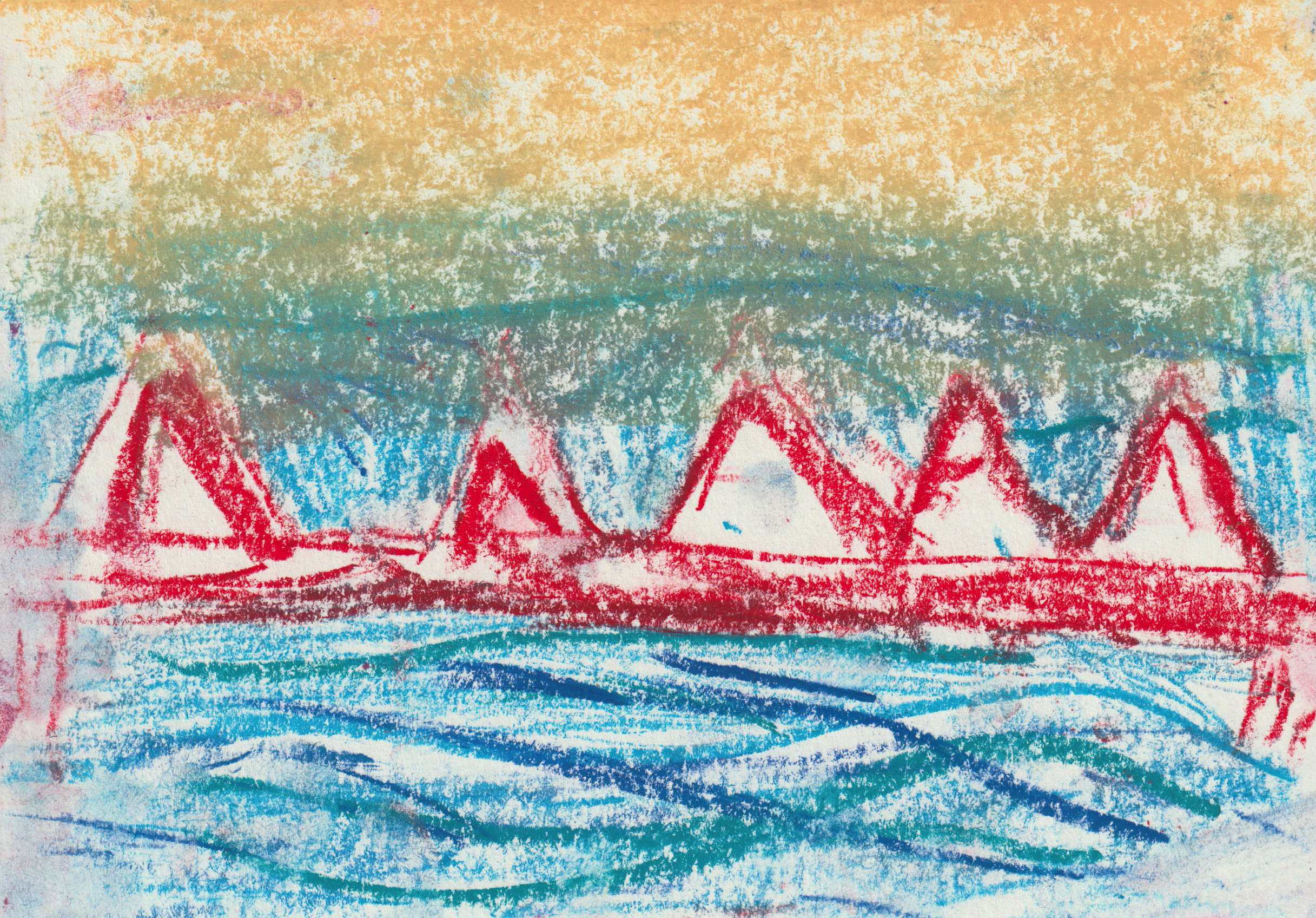 Postal ilustrado por  Duarte Martins .