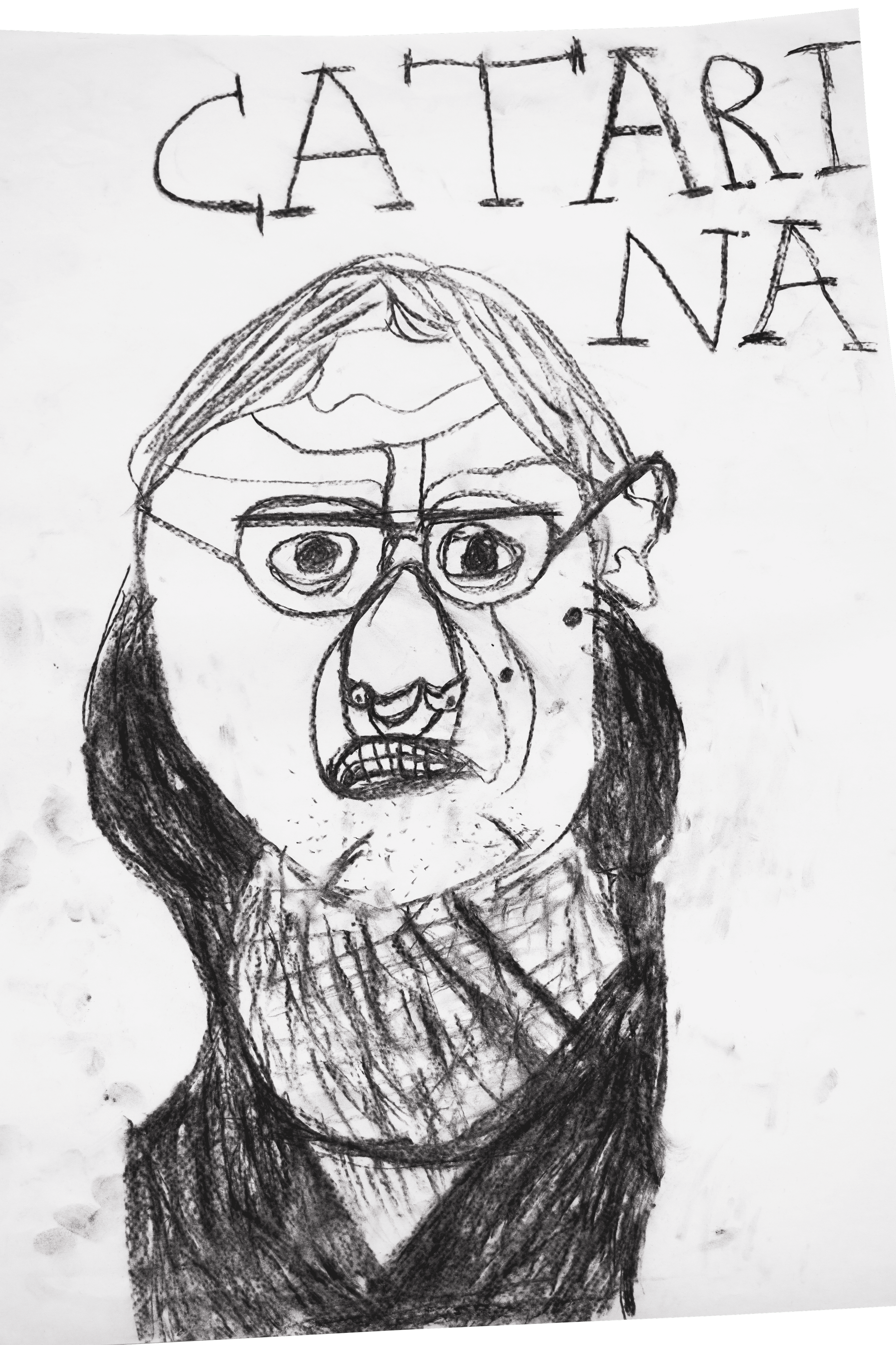 Retrato de  Catarina Gouveia , desenhado por  Yanki Okumus .