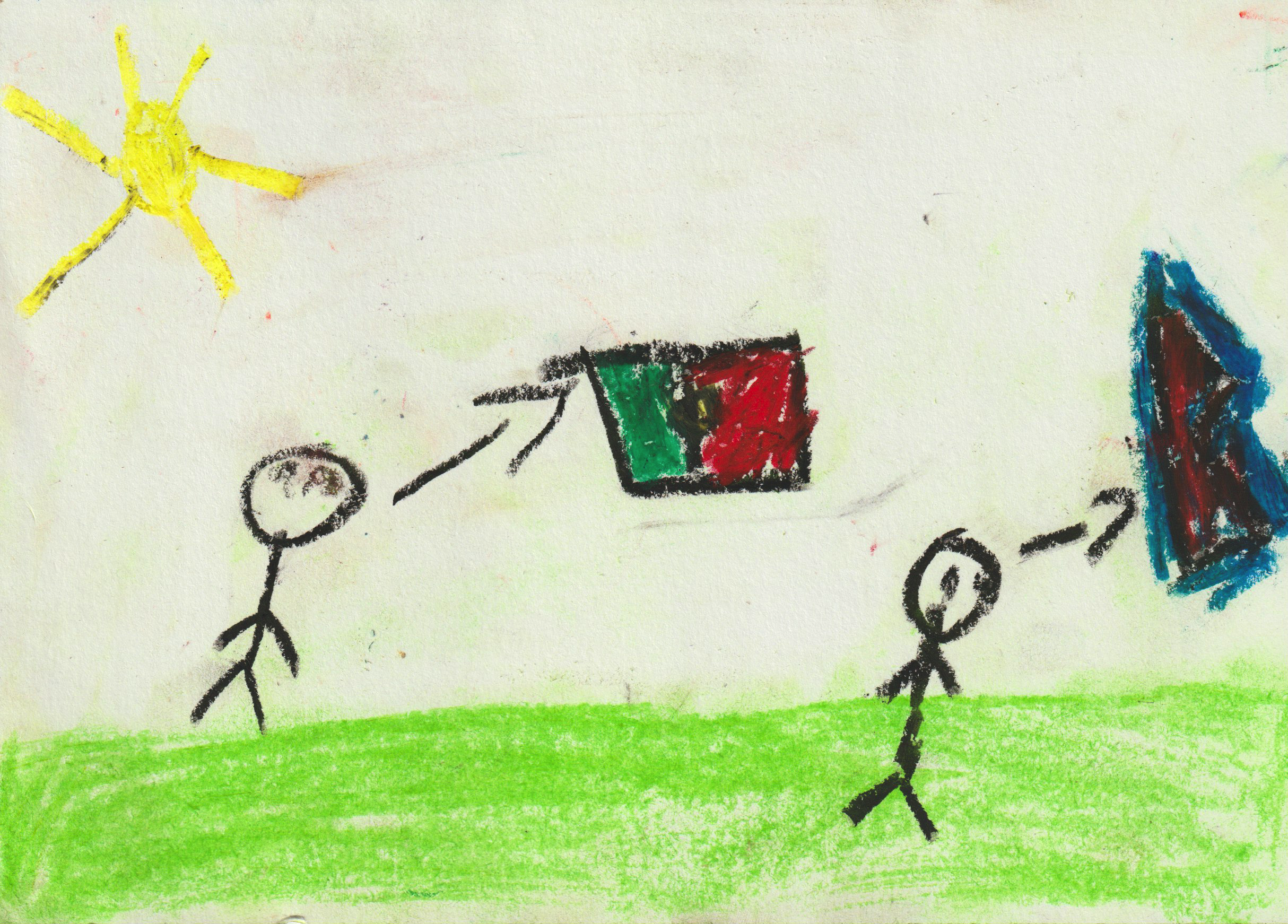 Postal ilustrado por  Abina .
