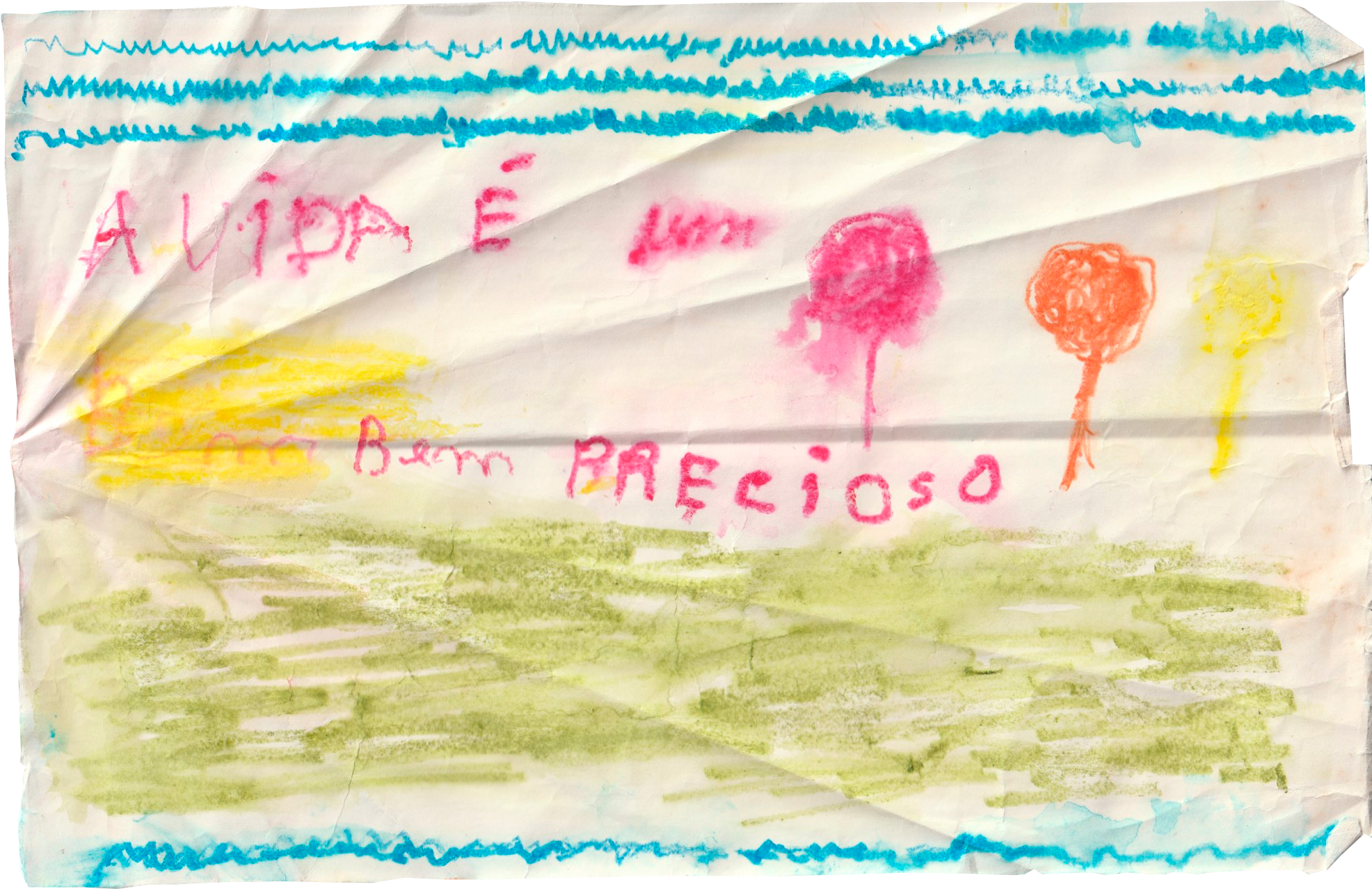 Avião de papel ilustrado por  Palmira Filipe .