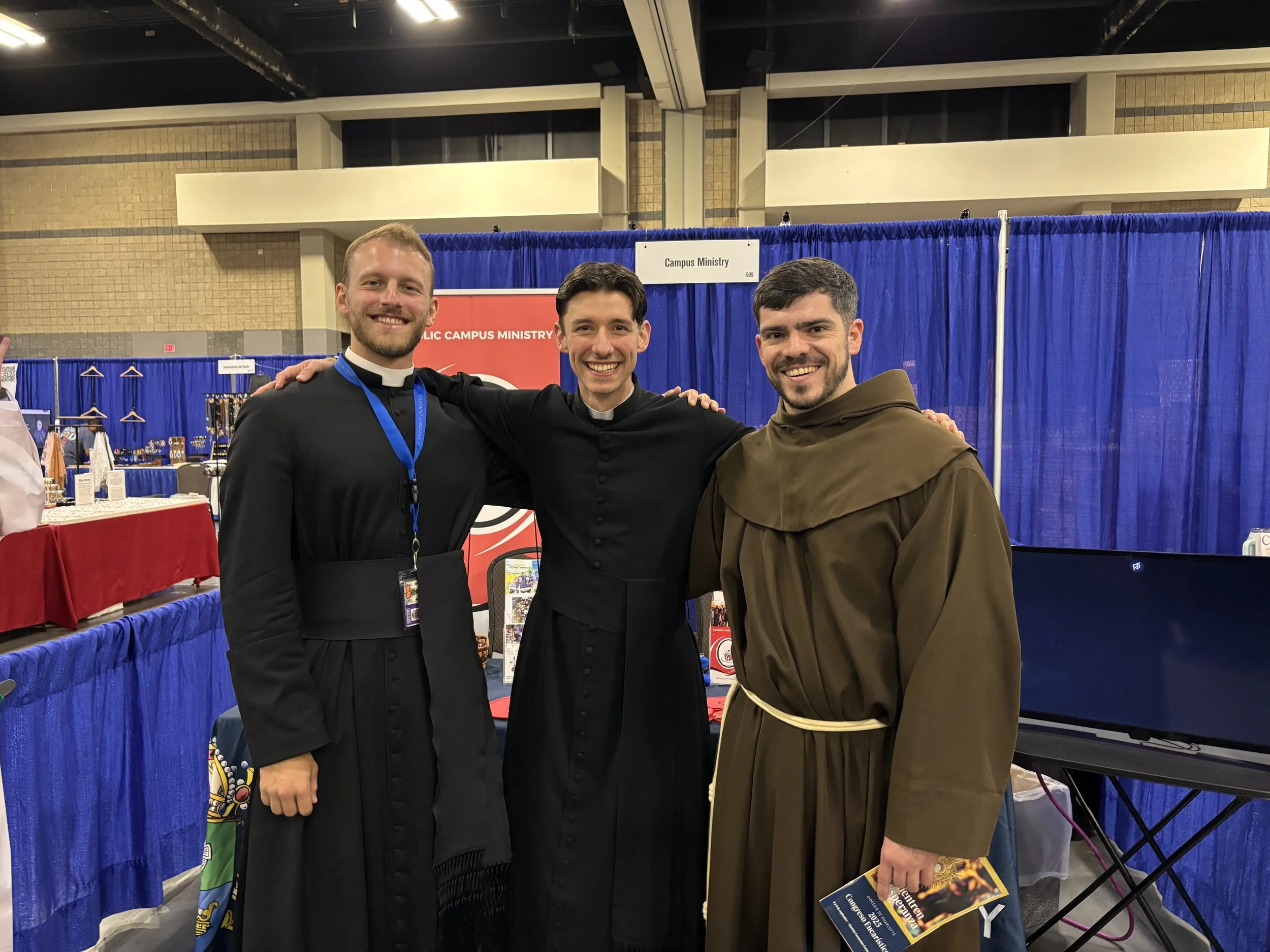 At the Campus Ministry booth