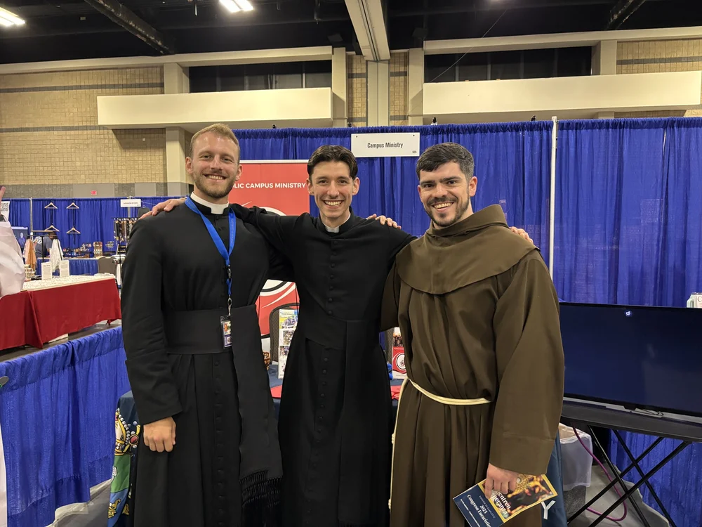 At the Campus Ministry booth