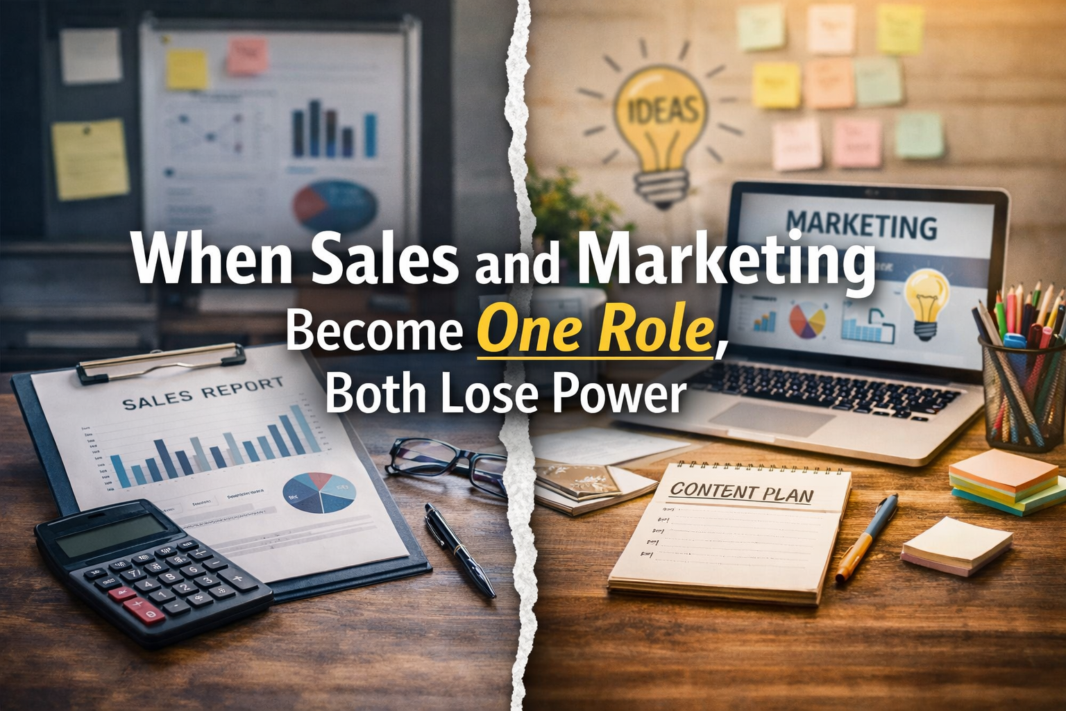 When Sales and Marketing Become One: Both Can Lose Power 