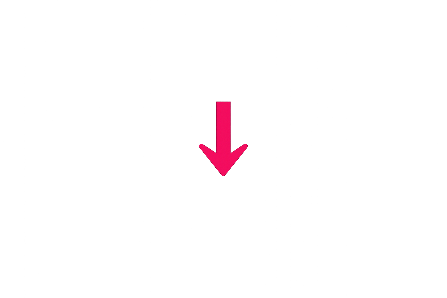 Arrow pointing downward with the word 'Bonus' written above it.