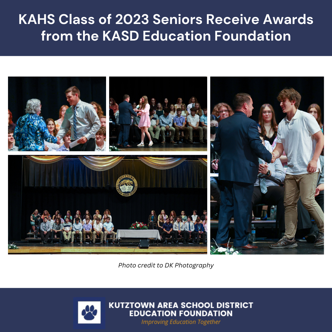 KAHS Class of 2023 Seniors Receive Awards from the KASD Education Foundation