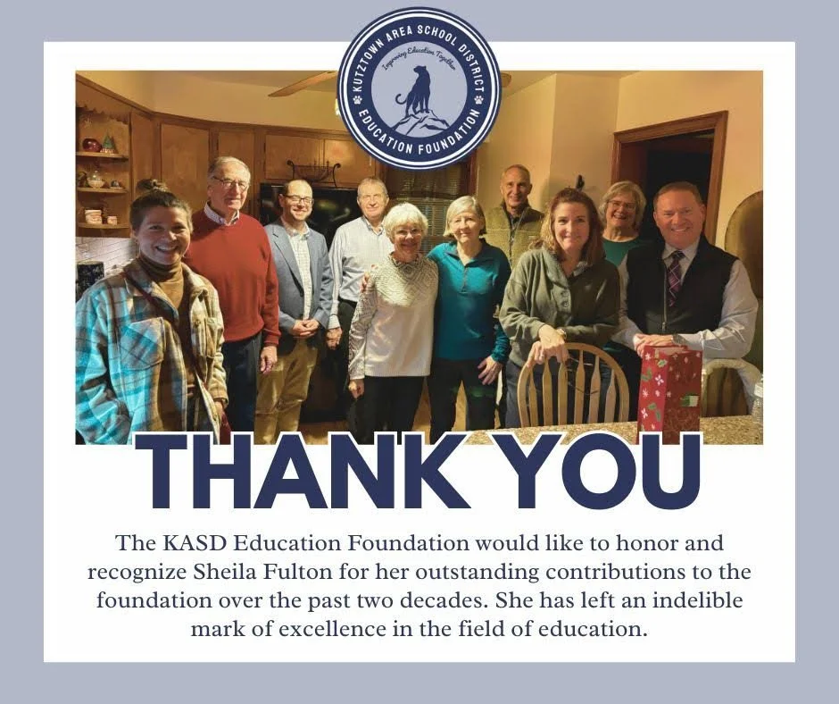 Thank you, Sheila Fulton!