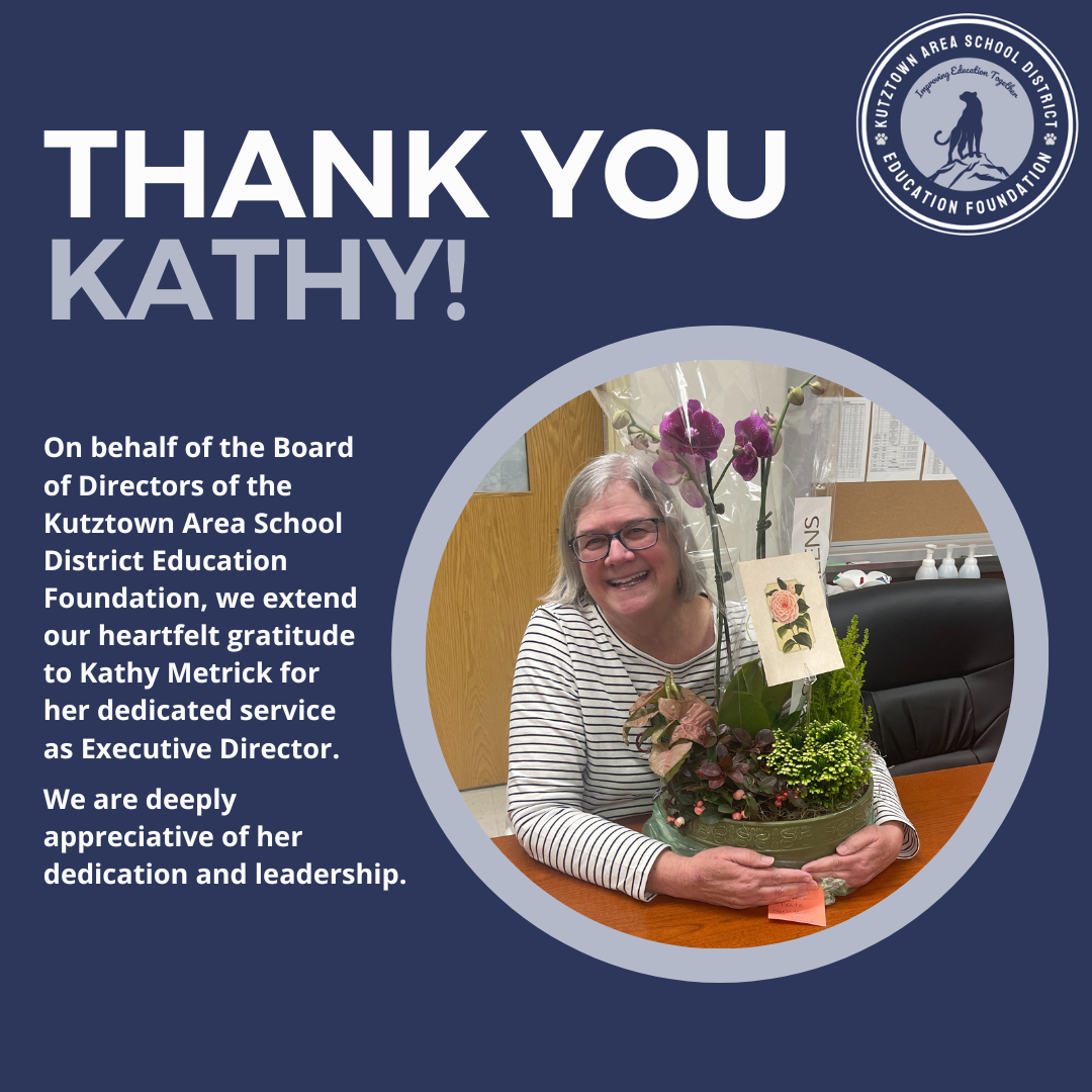 Thank you, Kathy!