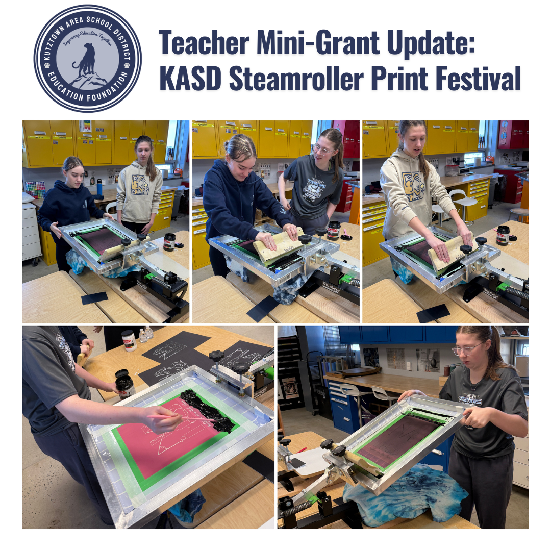 Teacher Mini-Grant Update: Steamroller Print Festival 