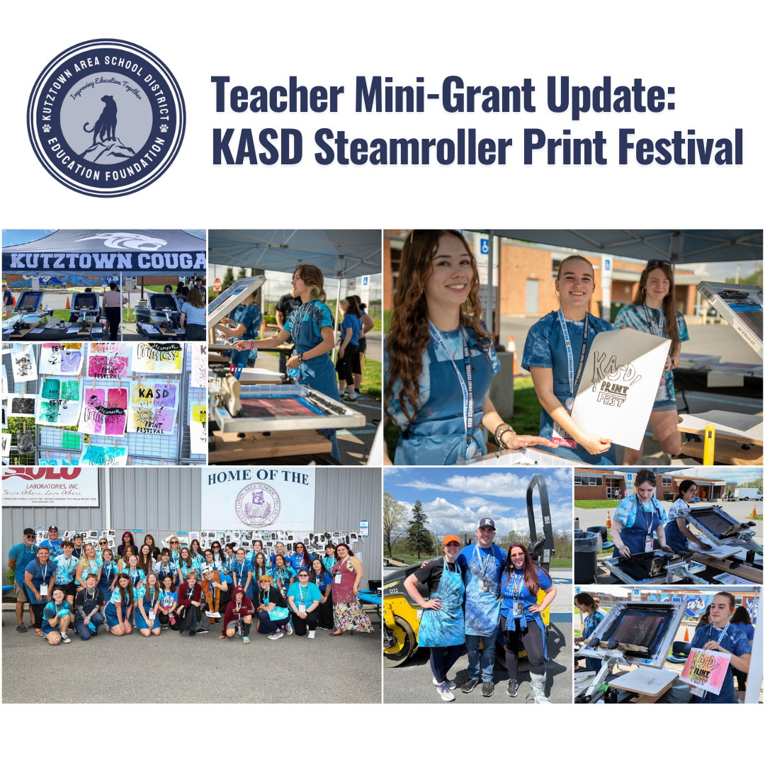 Teacher Mini-Grant Update: Steamroller Print Festival Recap