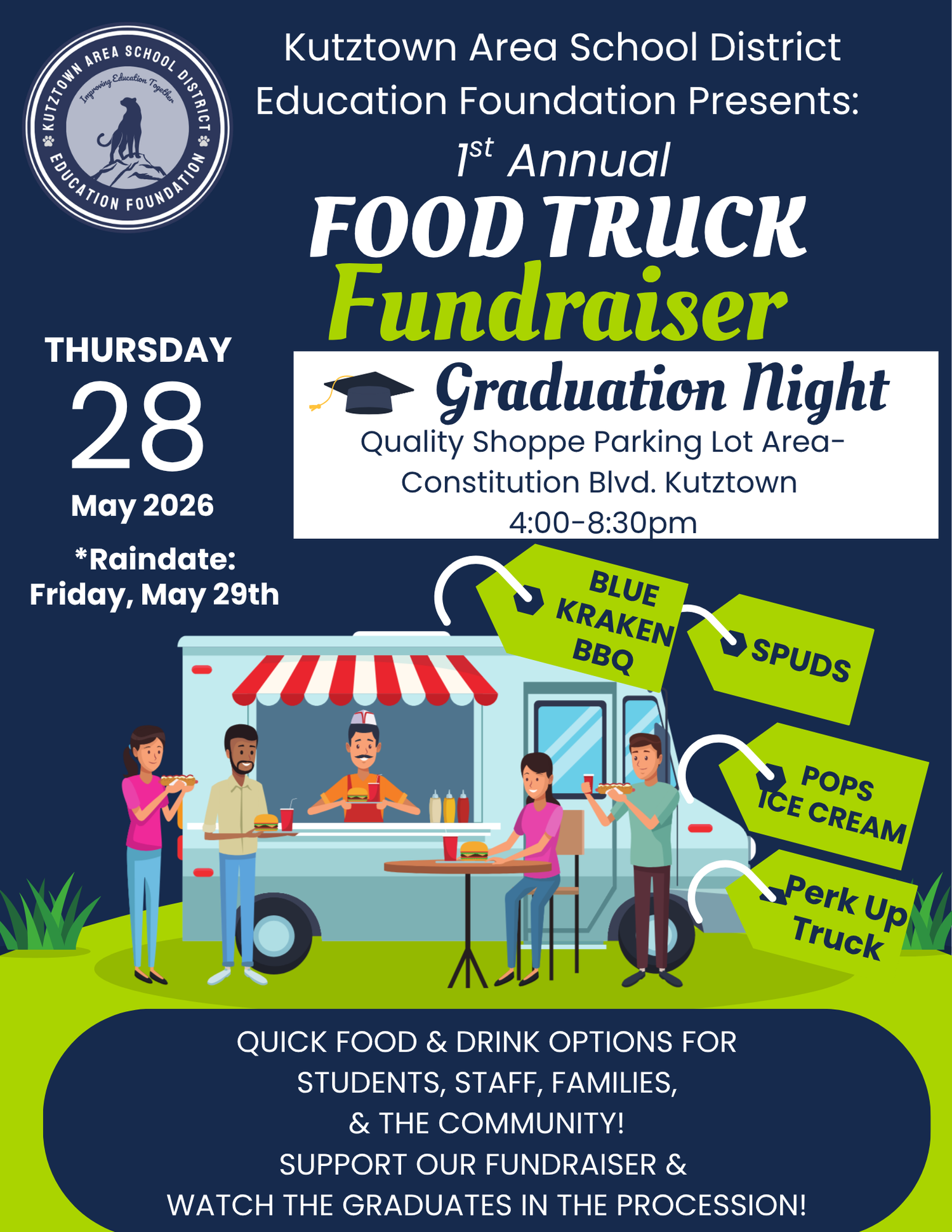 Join Us for our 1st Annual Food Truck Fundraiser!