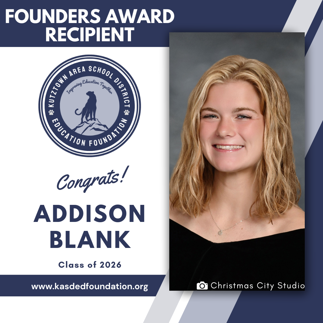Addison Blank Receives Founders Award at Senior Awards Ceremony 