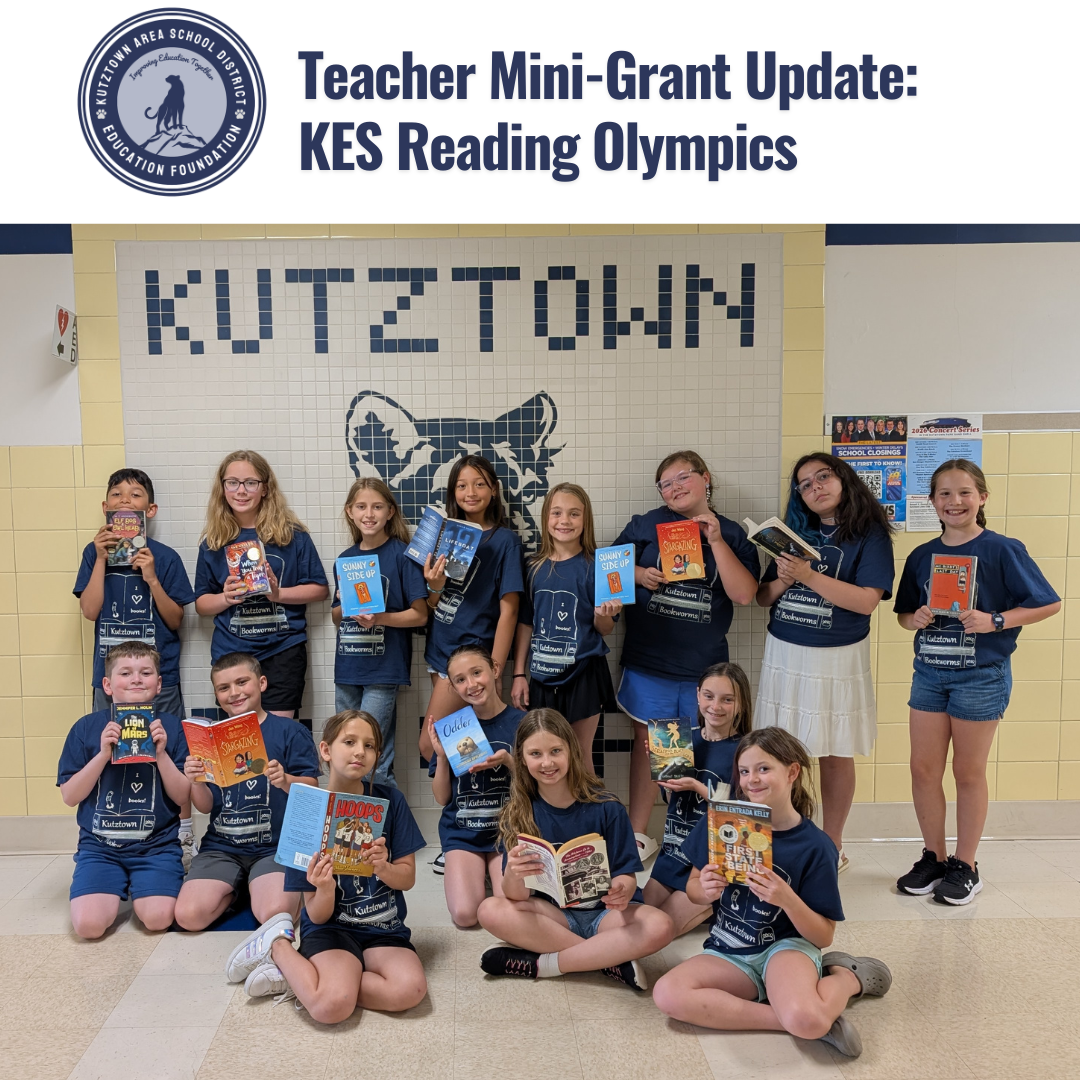 Teacher Mini-Grant Update: Kutztown Elementary School Reading Olympics