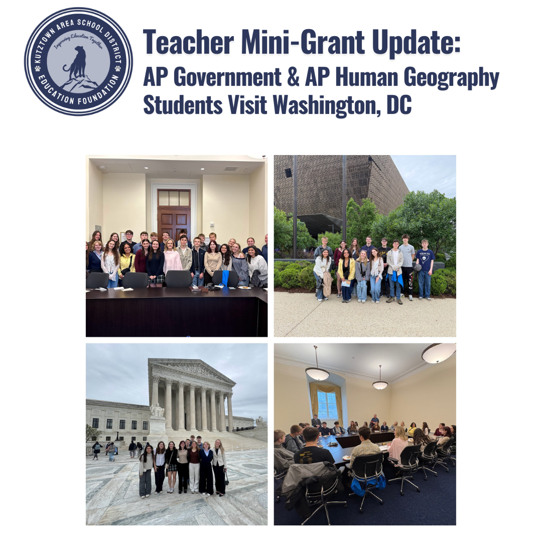 Teacher Mini-Grant Update: AP Government &amp; AP Human Geography Students Visit Washington, DC