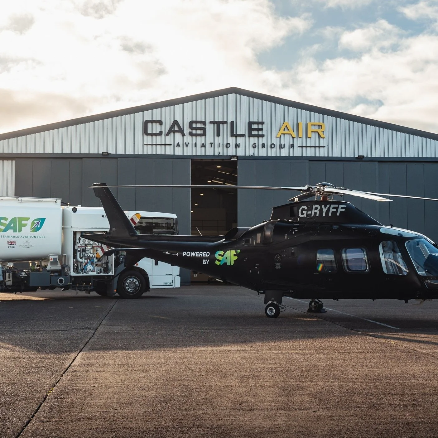 London Heli Shuttle Marks First Sustainable Aviation Fueled Flight