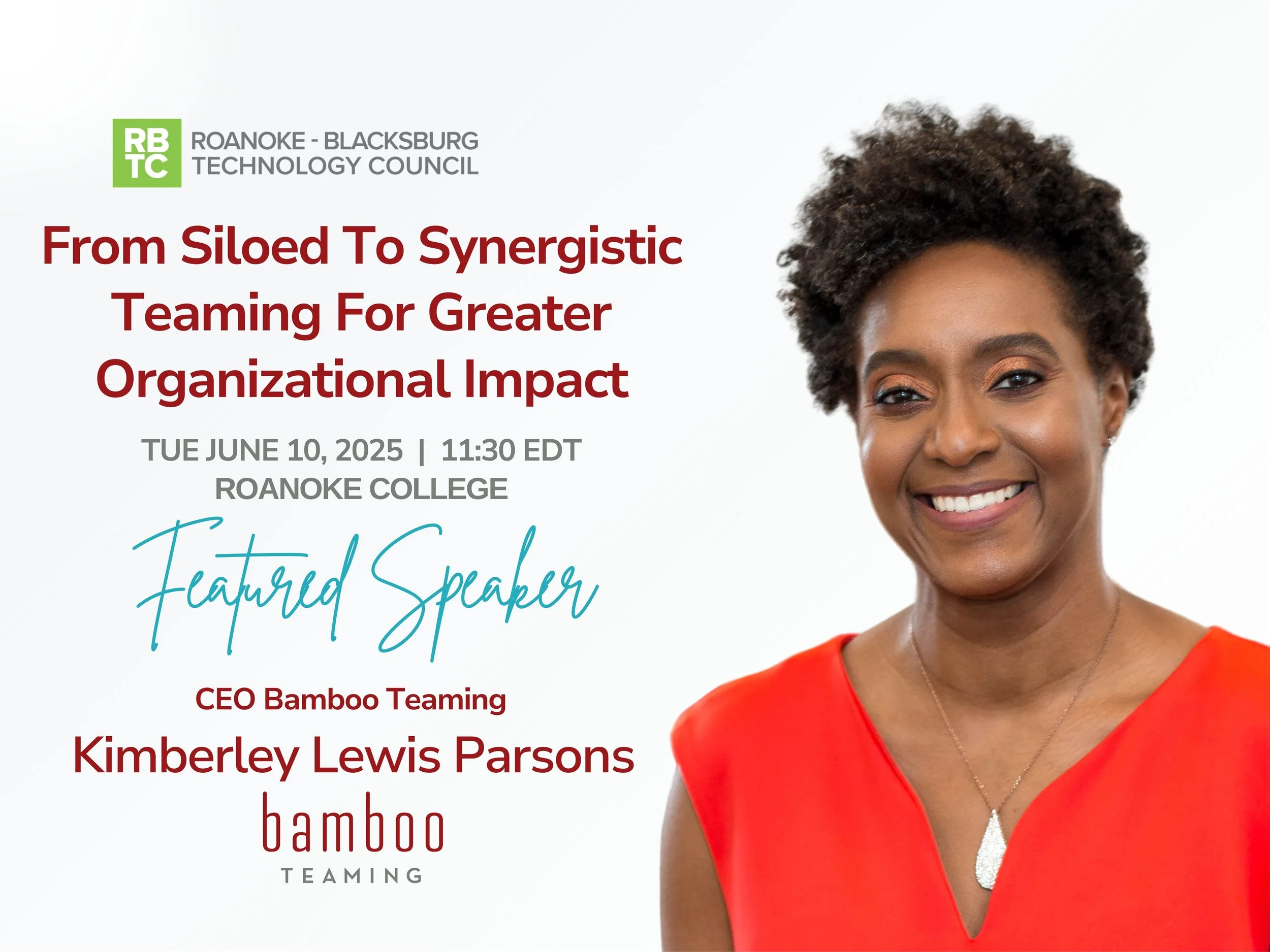 RBTC WOTECH Lunch and Learn: From Siloed To Synergistic Teaming