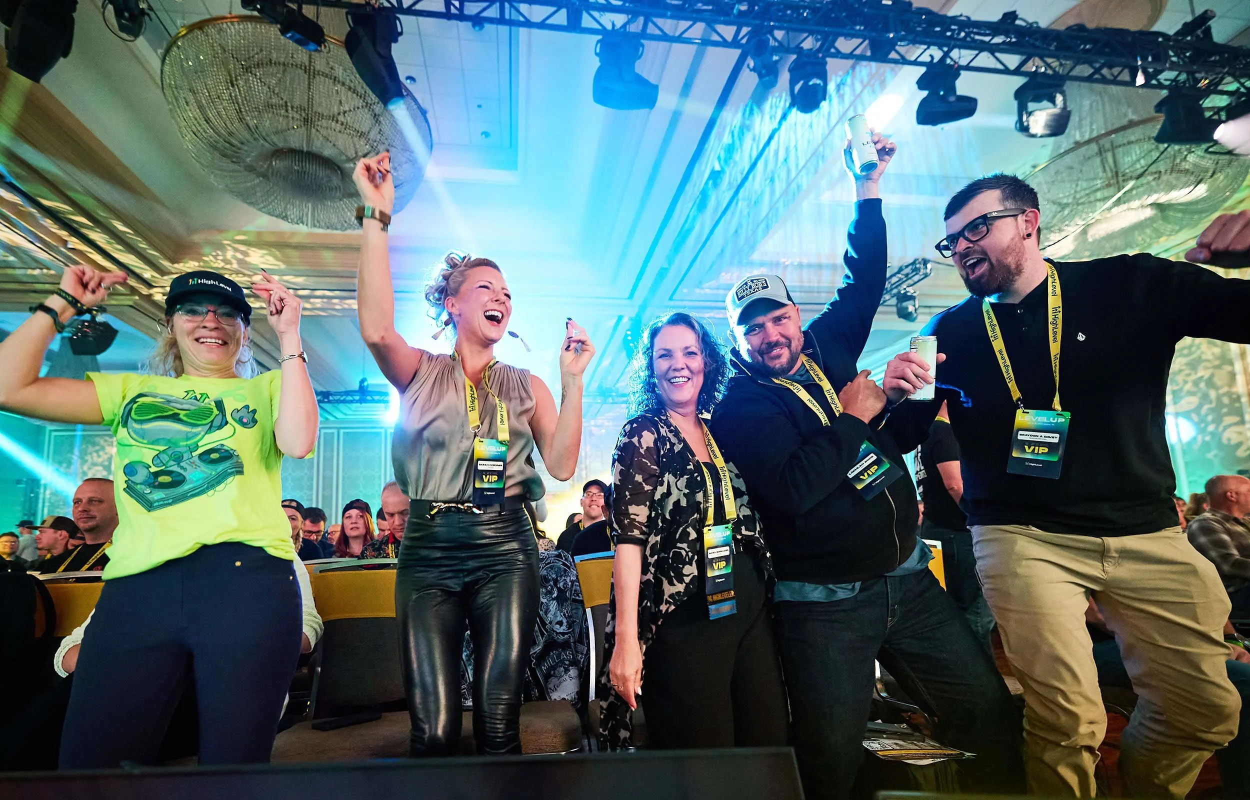 Dallas Event Photography Cheering Clients