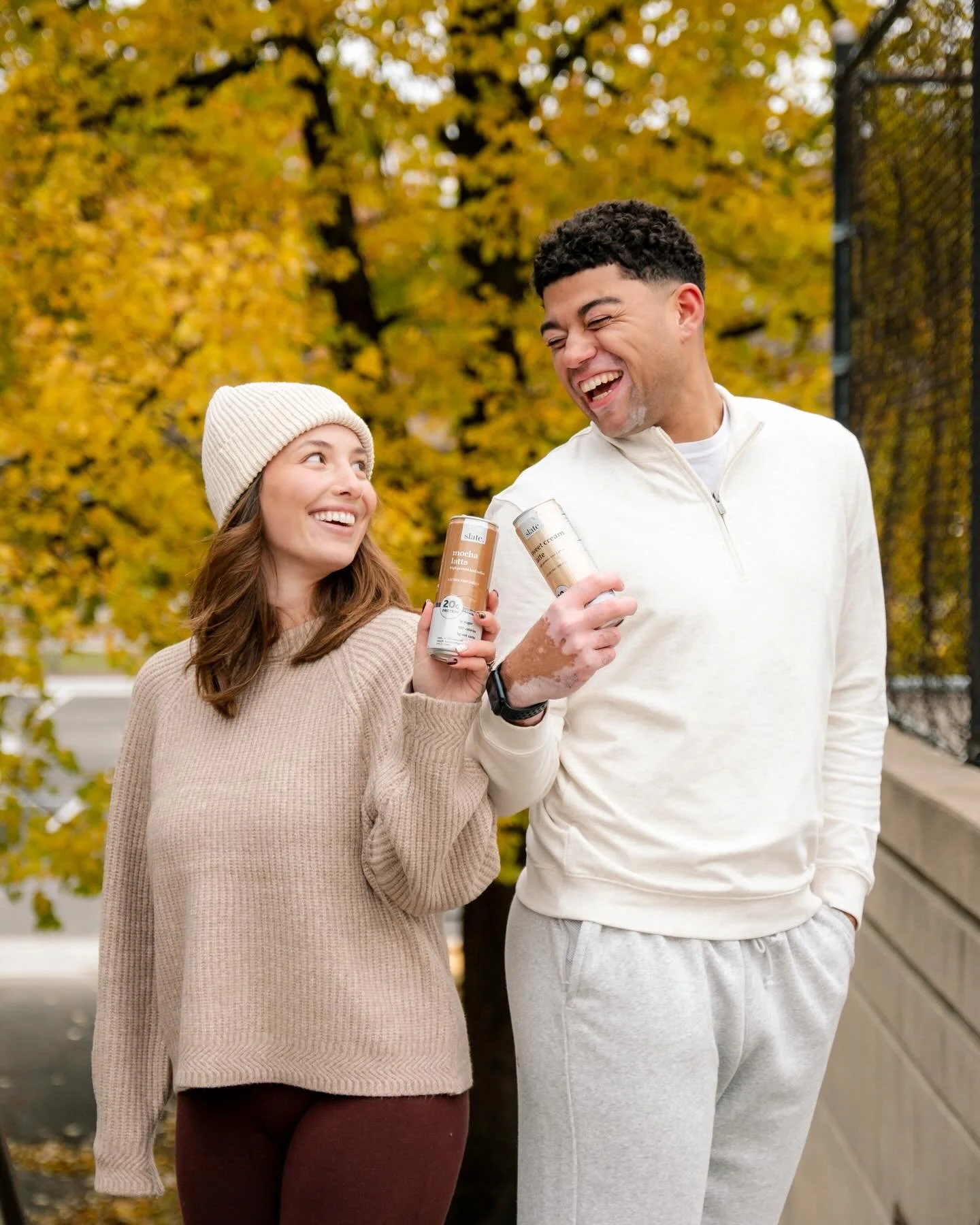 Recent lifestyle photos for @slatemilk 🥛

This was one of the last good days of fall colors before all the leaves fell off, but it was gnarly COLD &amp; windy sheeesh 🥶

Thankfully, the crew was the best 👏🏻

CREW:
Talent - @domrdavis @hannahmfeno