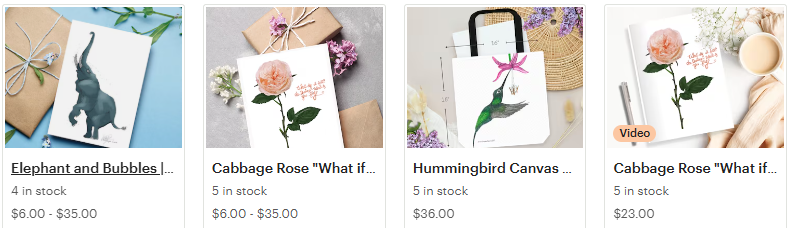 Updated on Etsy!