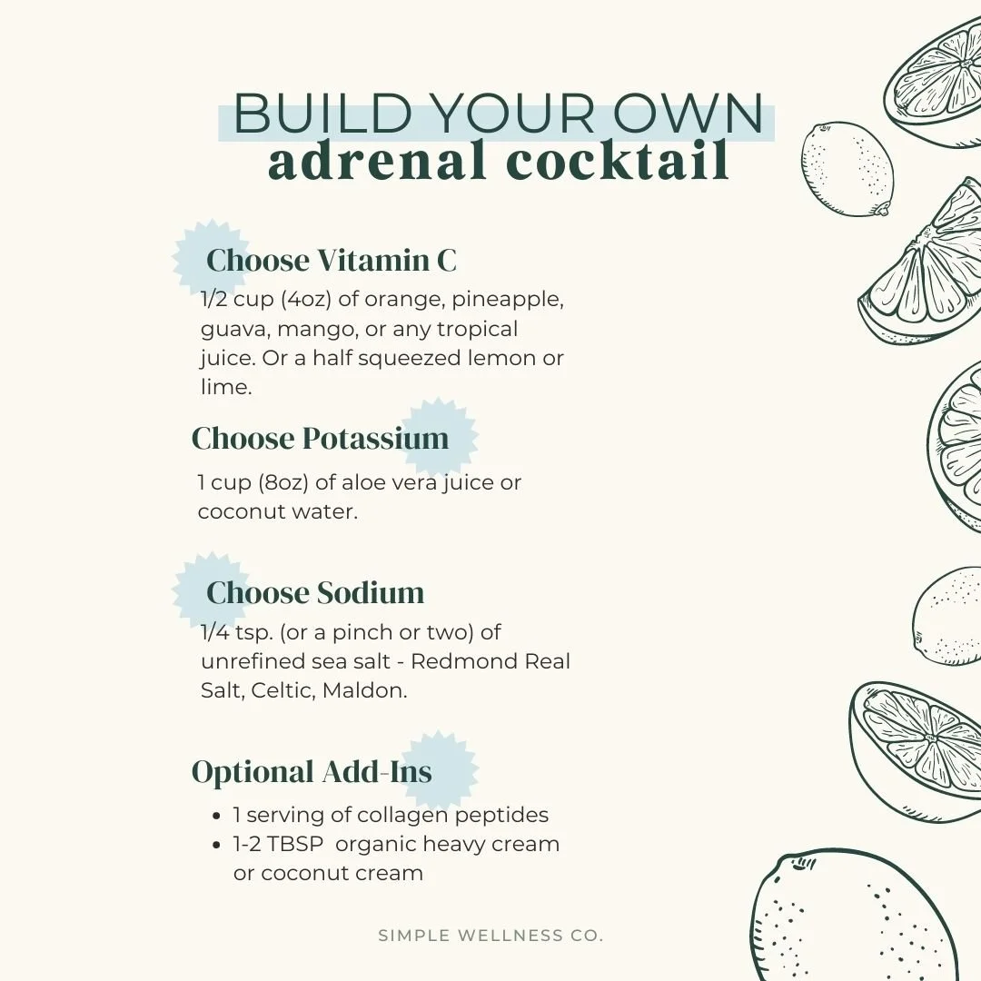 Boost Hormones and Beat Stress DIY Adrenal Cocktail Recipe — Simple Wellness Co.