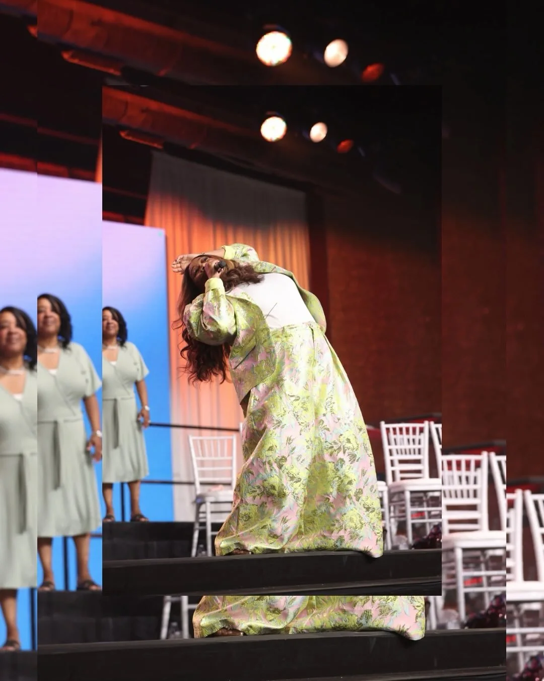 O we had a time celebrating Jesus this Resurrection Sunday. Thank you @iamlisaknowlessmith and deuce for showing us how it&rsquo;s done! 
#quartetscoot 

🎶 God Keeps His Promises 
🎤 Lisa Knowles-Smith

Visit our YouTube for the full video