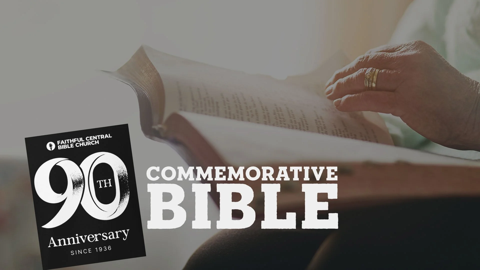 90th Anniversary Commemorative Bible