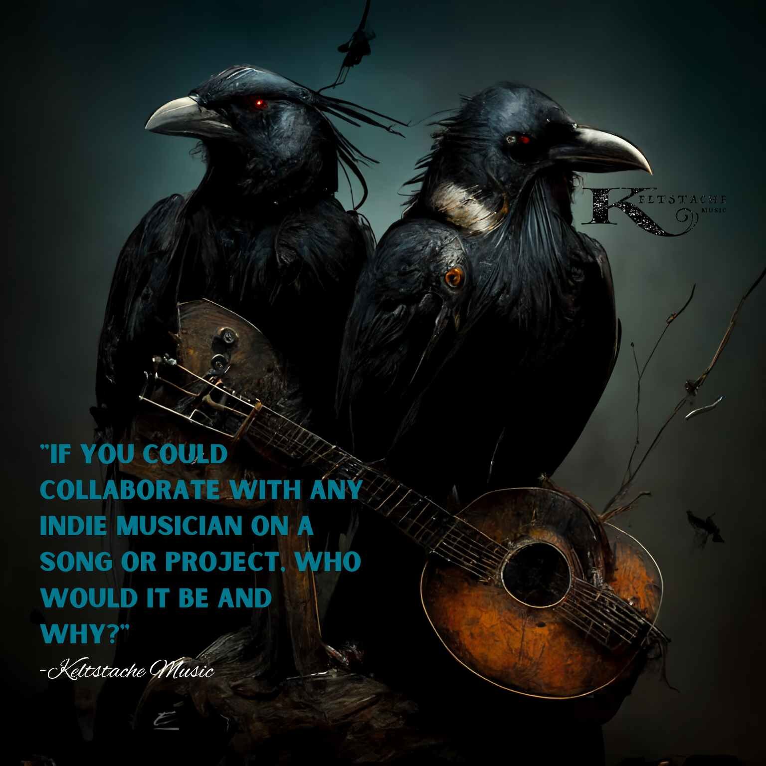 &quot;IF YOU COULD COLLABORATE WITH ANY
INDIE MUSICIAN ON A SONG OR PROJECT, WHO WOULD IT BE AND WHY?&quot; ~KSM #IndieIsGood #indiemusic