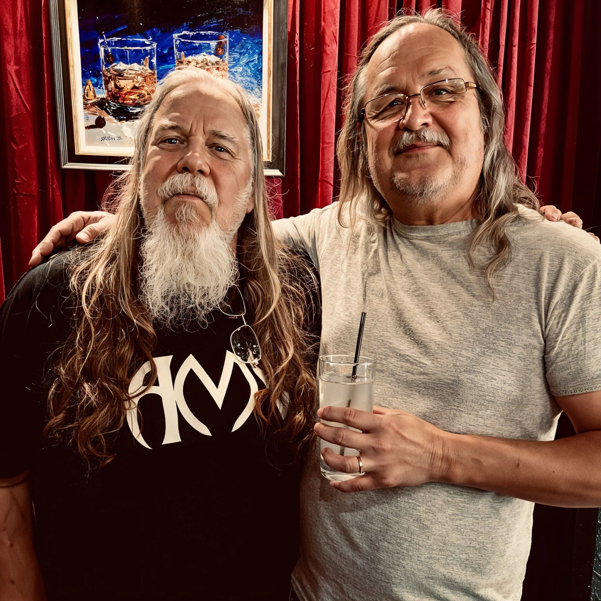 Kimbo Groff with Dan from Reclaimed Wood