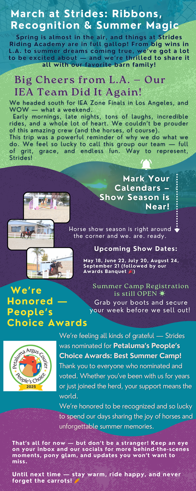 MARCH NEWSLETTER