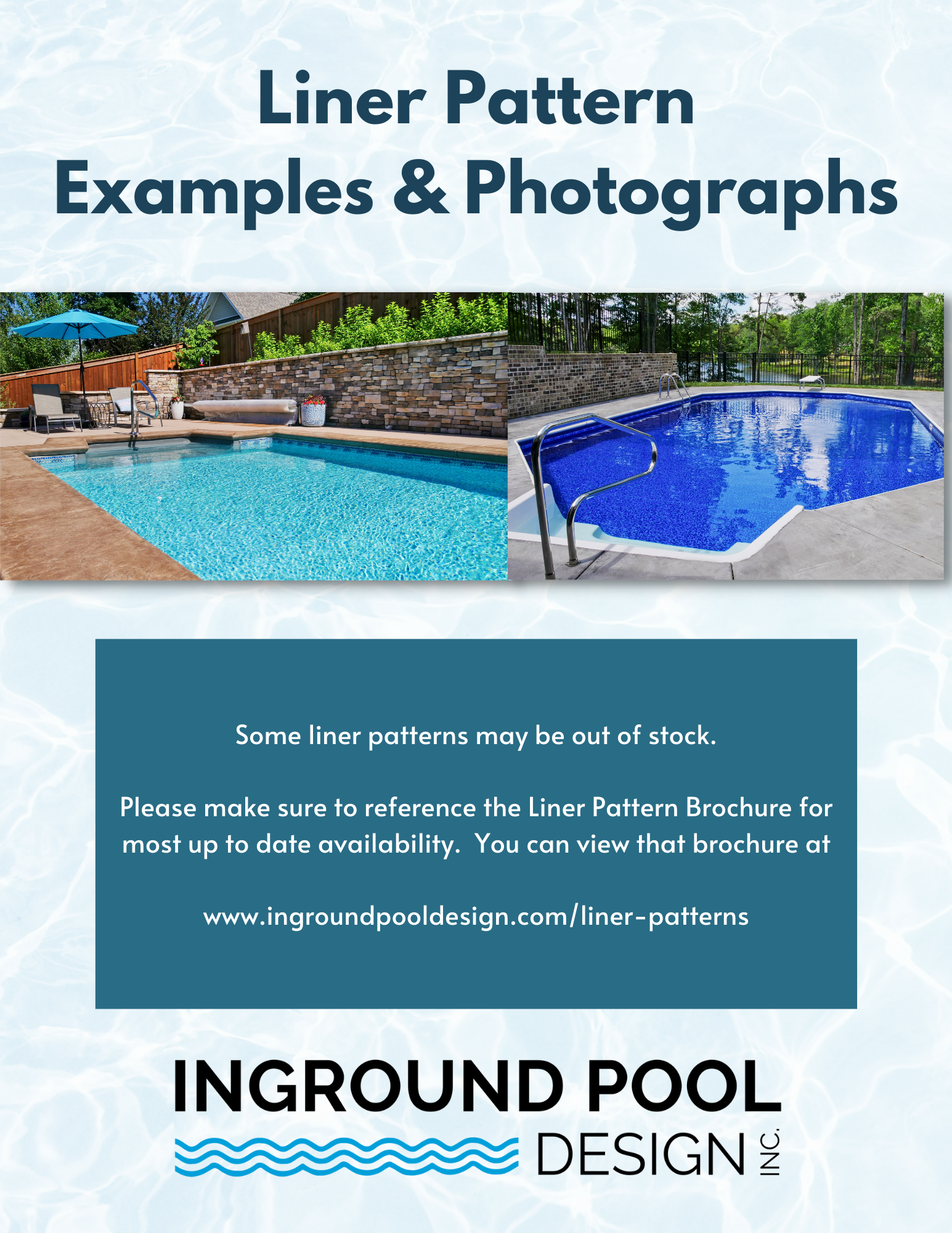 Liner Patterns — Inground Pool Design
