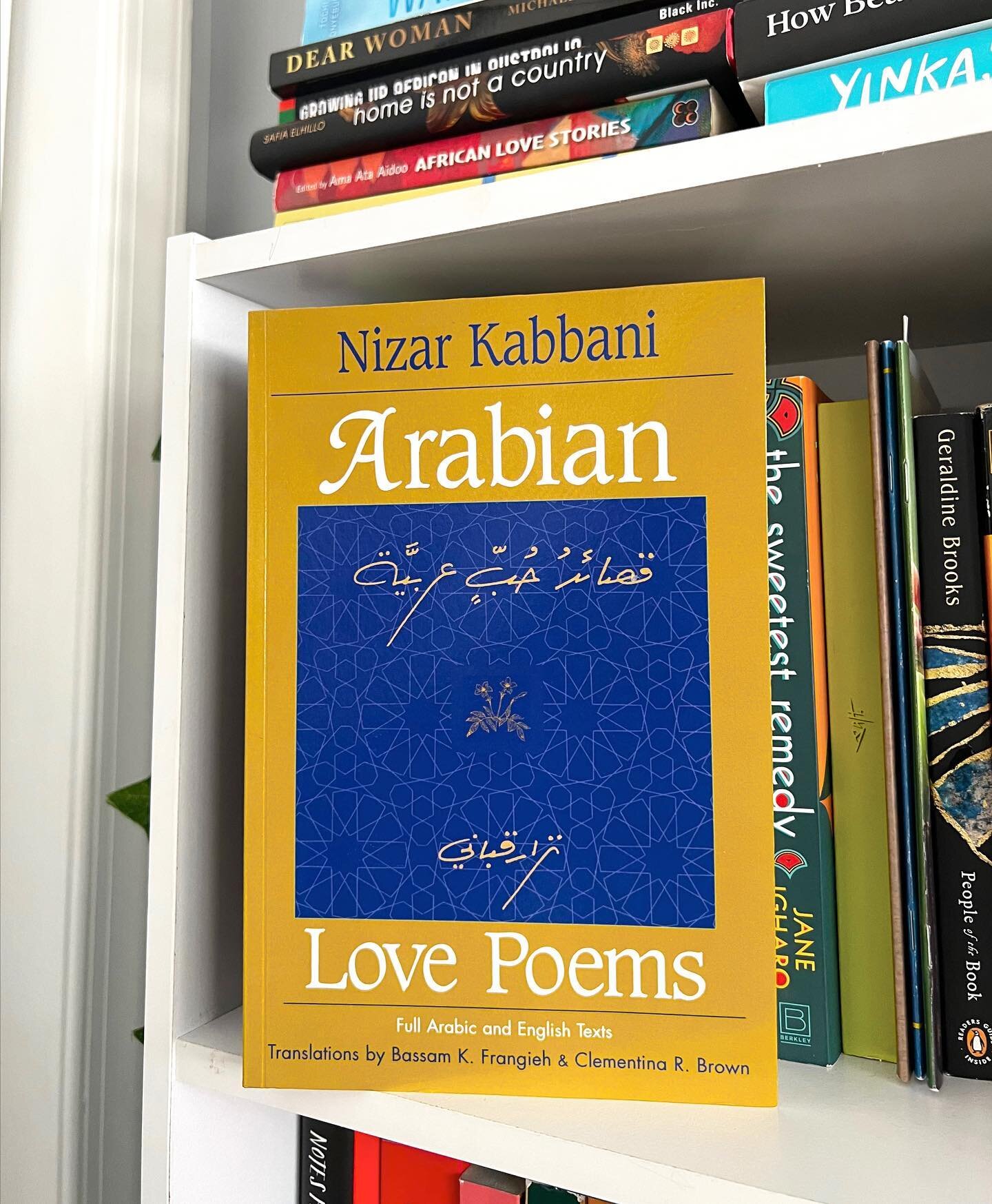 My lover asks me:
&ldquo;What is the difference between me and the sky?&rdquo;
The difference, my love,
Is that when you laugh,
I forget the sky.

- Nizar Kabbani

&mdash;
This is truly a beautiful collection of simple yet striking love poems that ex