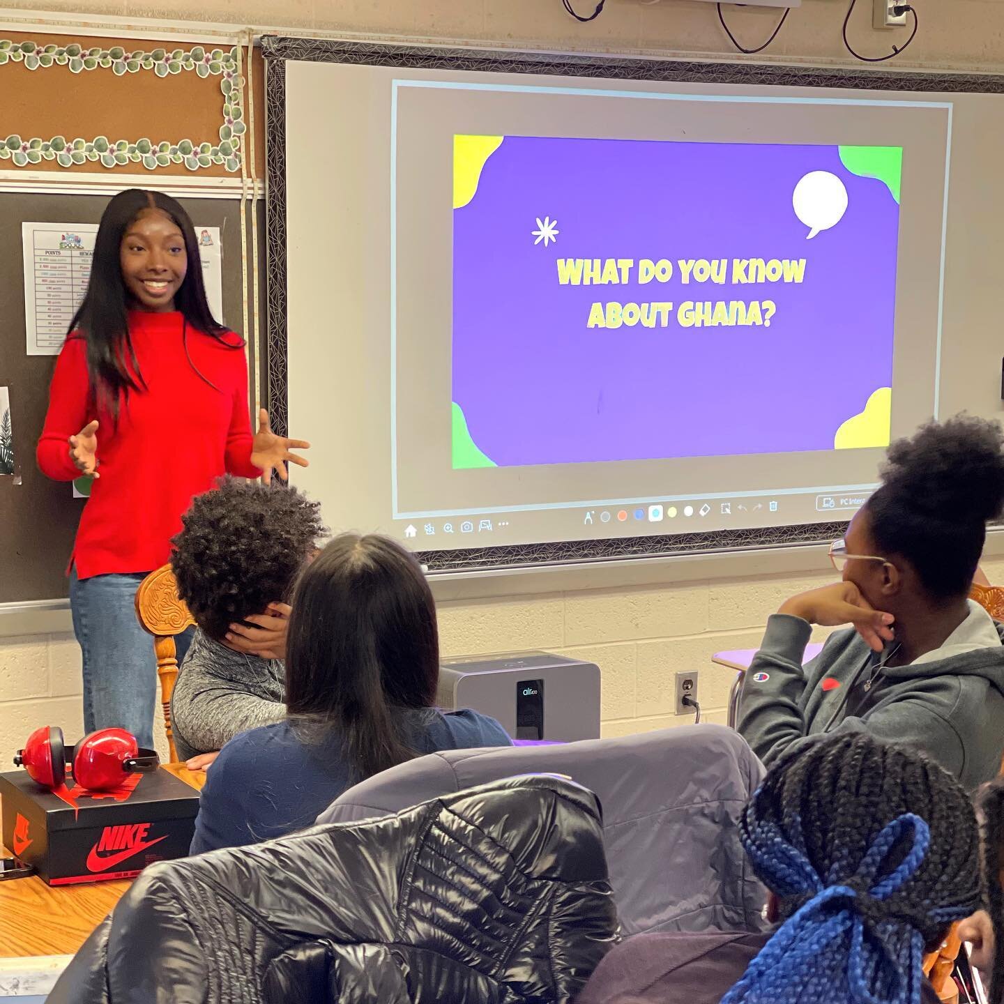 It&rsquo;s a beautiful thing to see all the places an idea might take someone. I had the privilege to share my children&rsquo;s book &ldquo;Ama in Ghana&rdquo;and teach about Ghanaian culture with some students at Bordentown Middle School! 🇬🇭

If y