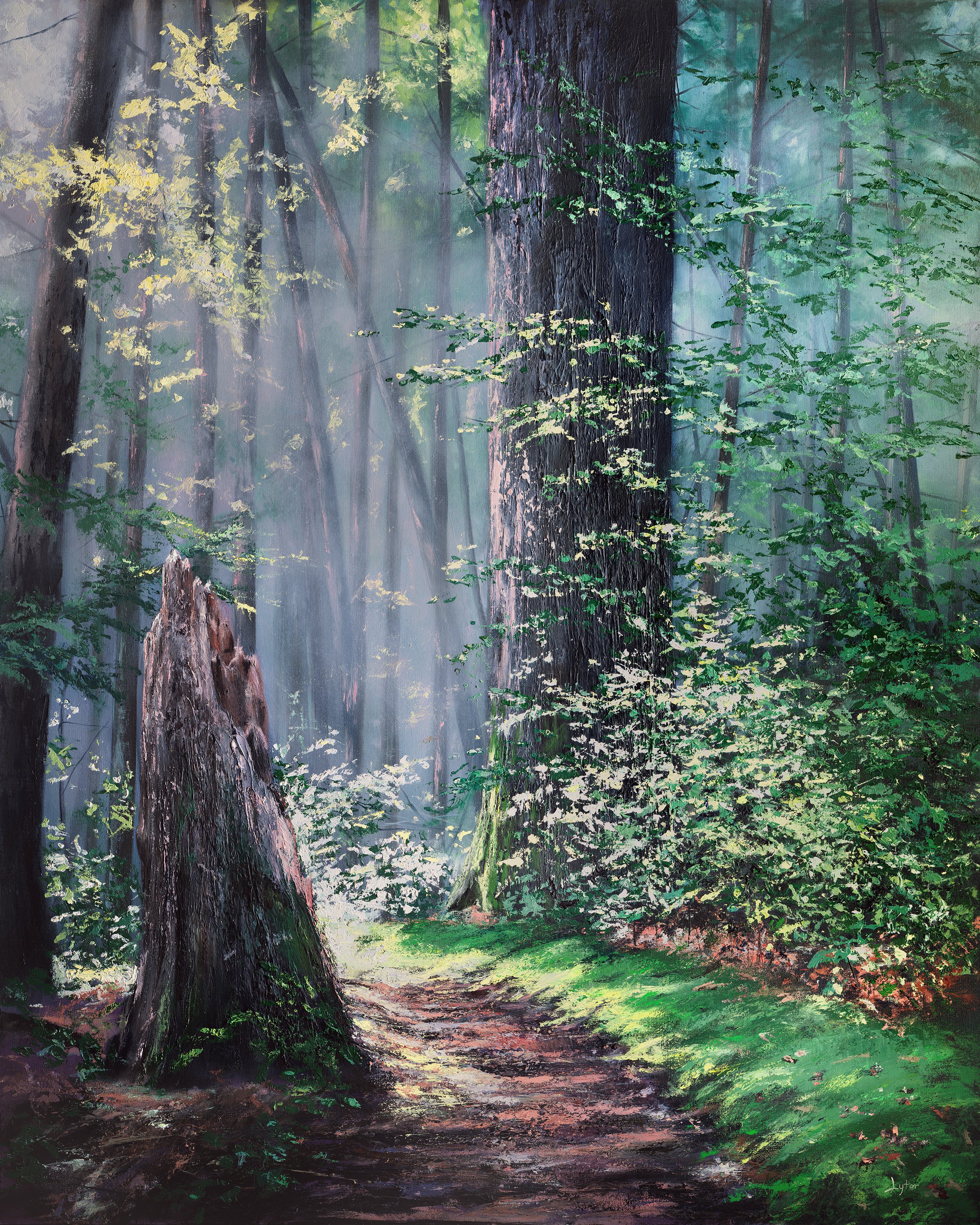 Through A Forest Wilderness
60 x 48" oil on canvas