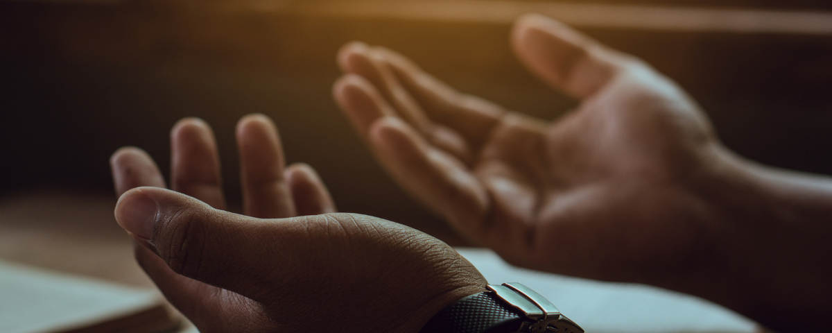 pair of hands, palms up in kitsap county, washington