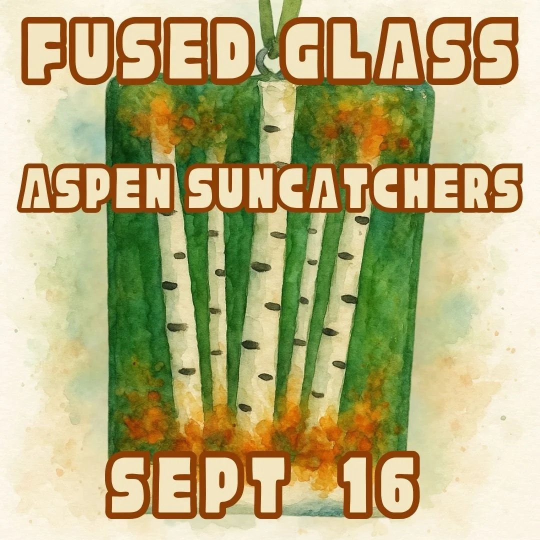 Fused Glass: Aspen Sun Catchers