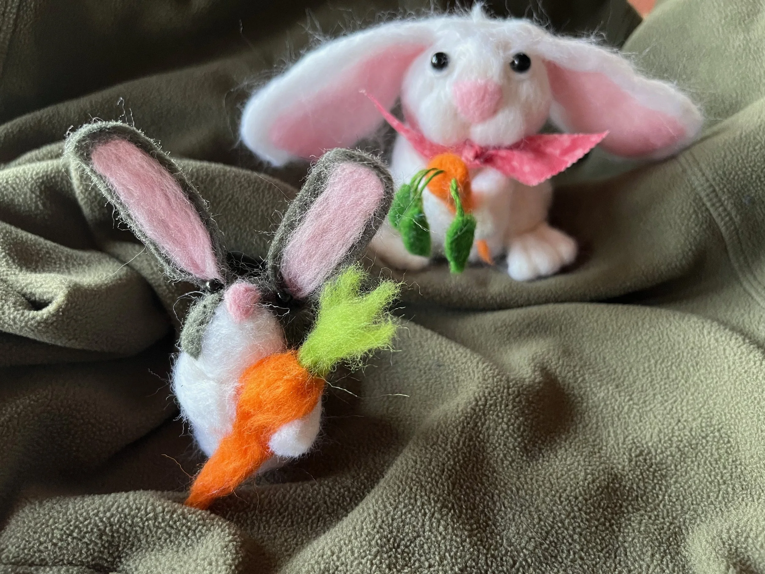 Felted Rabbits