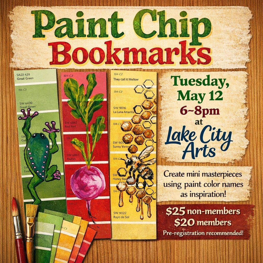 Paint Chip Bookmarks
