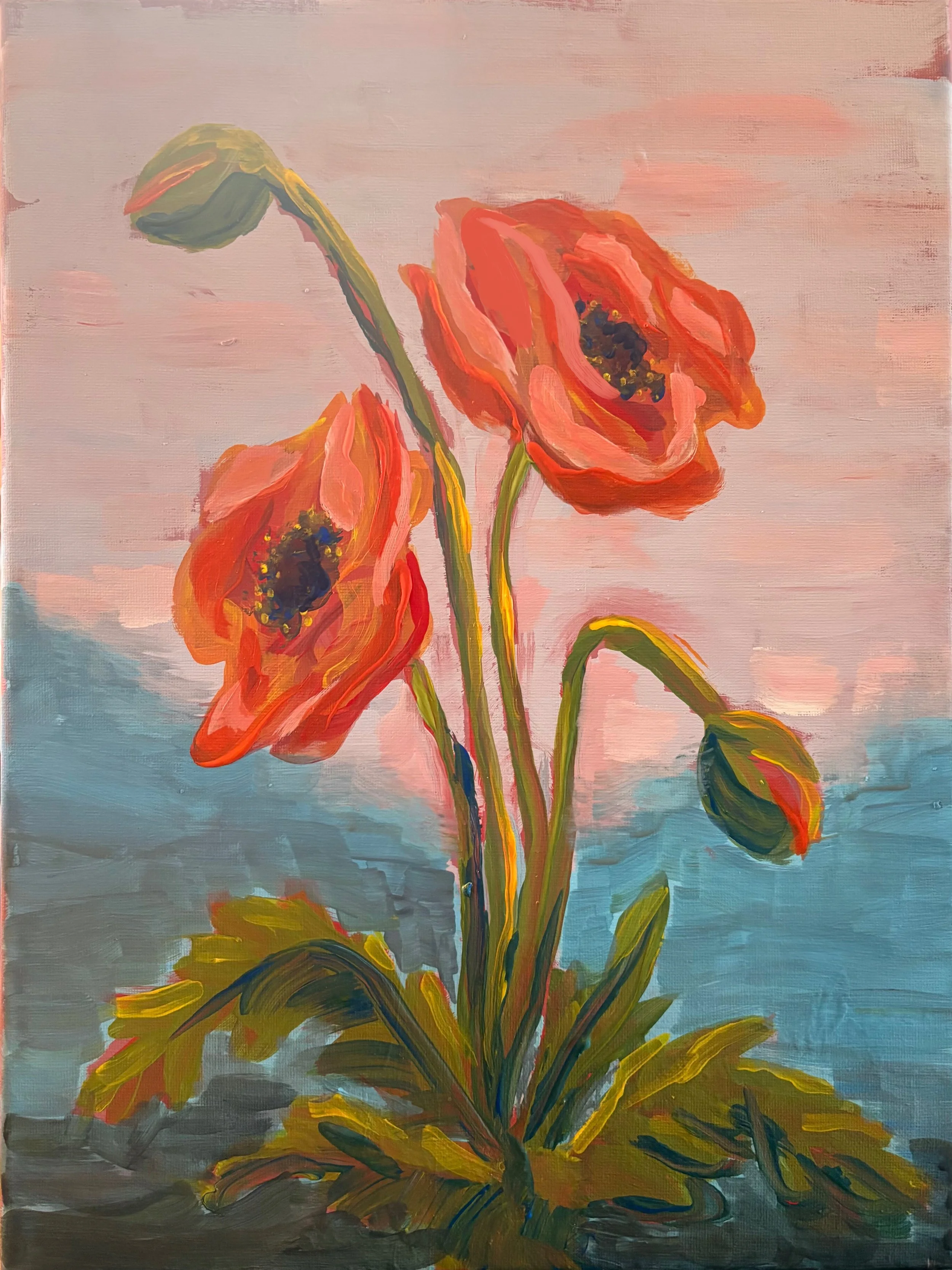 Sip and Paint acrylic class