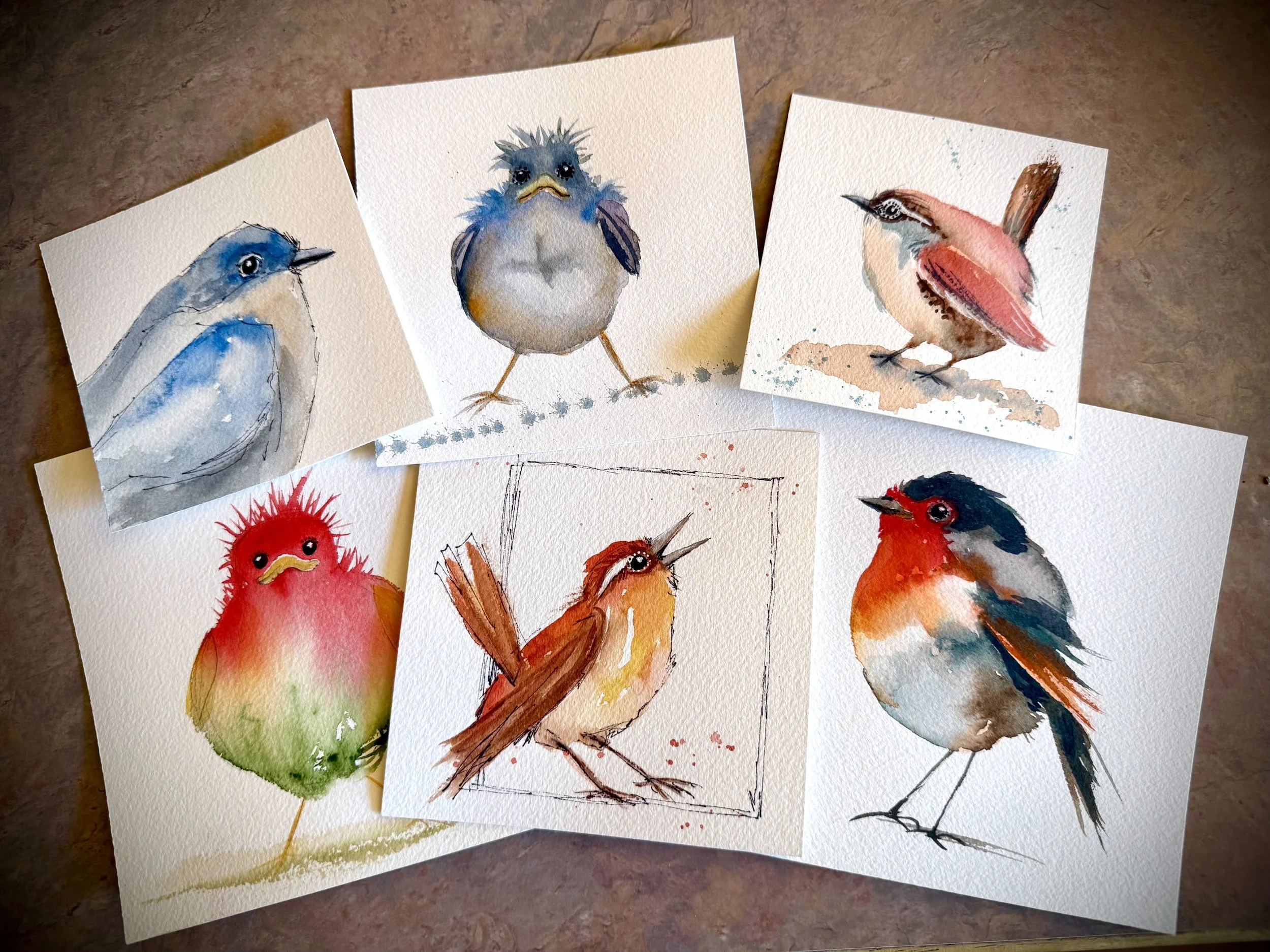 Watercolor Birds