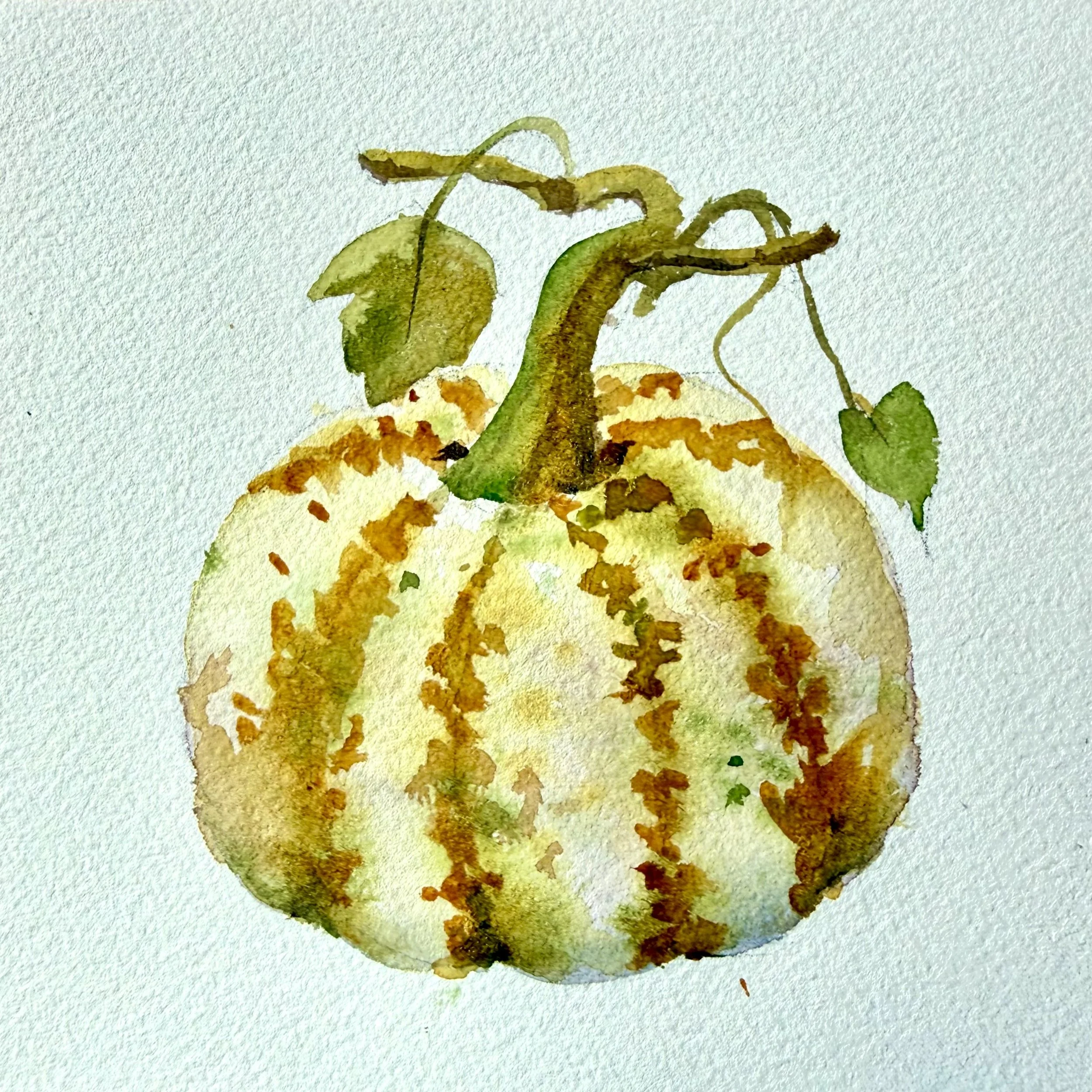 Watercolor Gourds