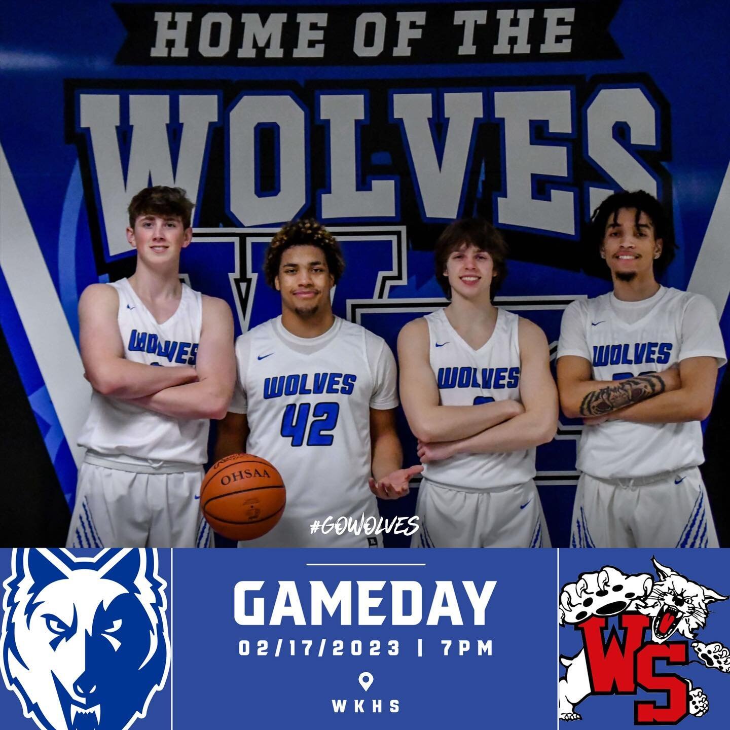 SENIOR NIGHT!! Come out tonight to watch the Wolves take on Westerville South at home. And to celebrate our CLASS of 2023 seniors! 👏👏👏